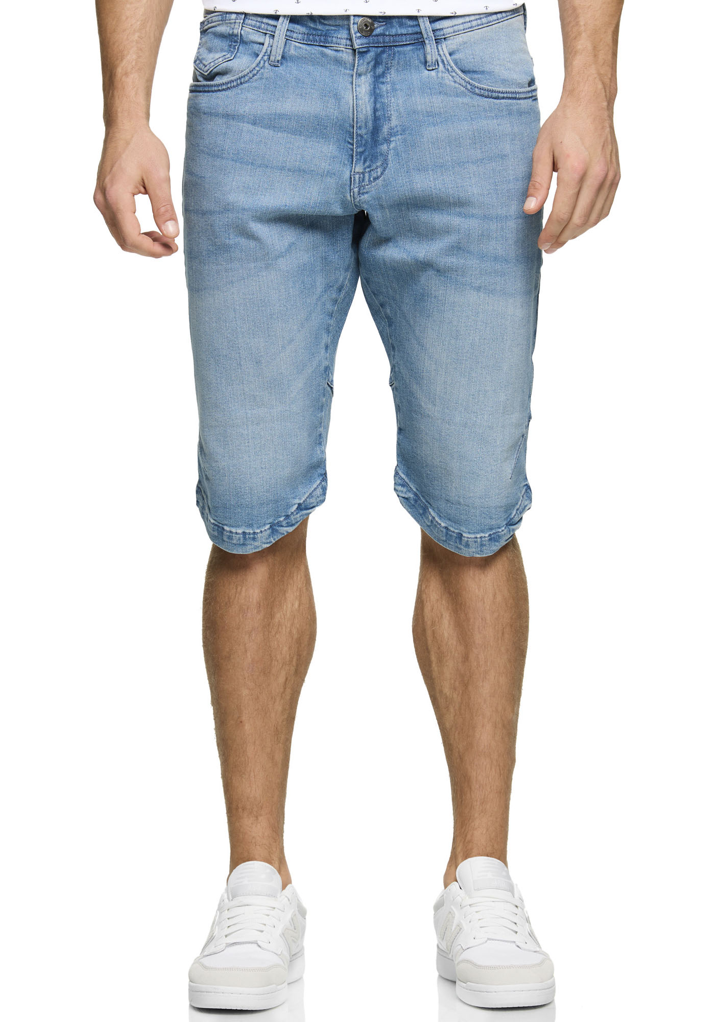 Indicode Jeansbermudas "INKem" Baumwollmischung, regular fit