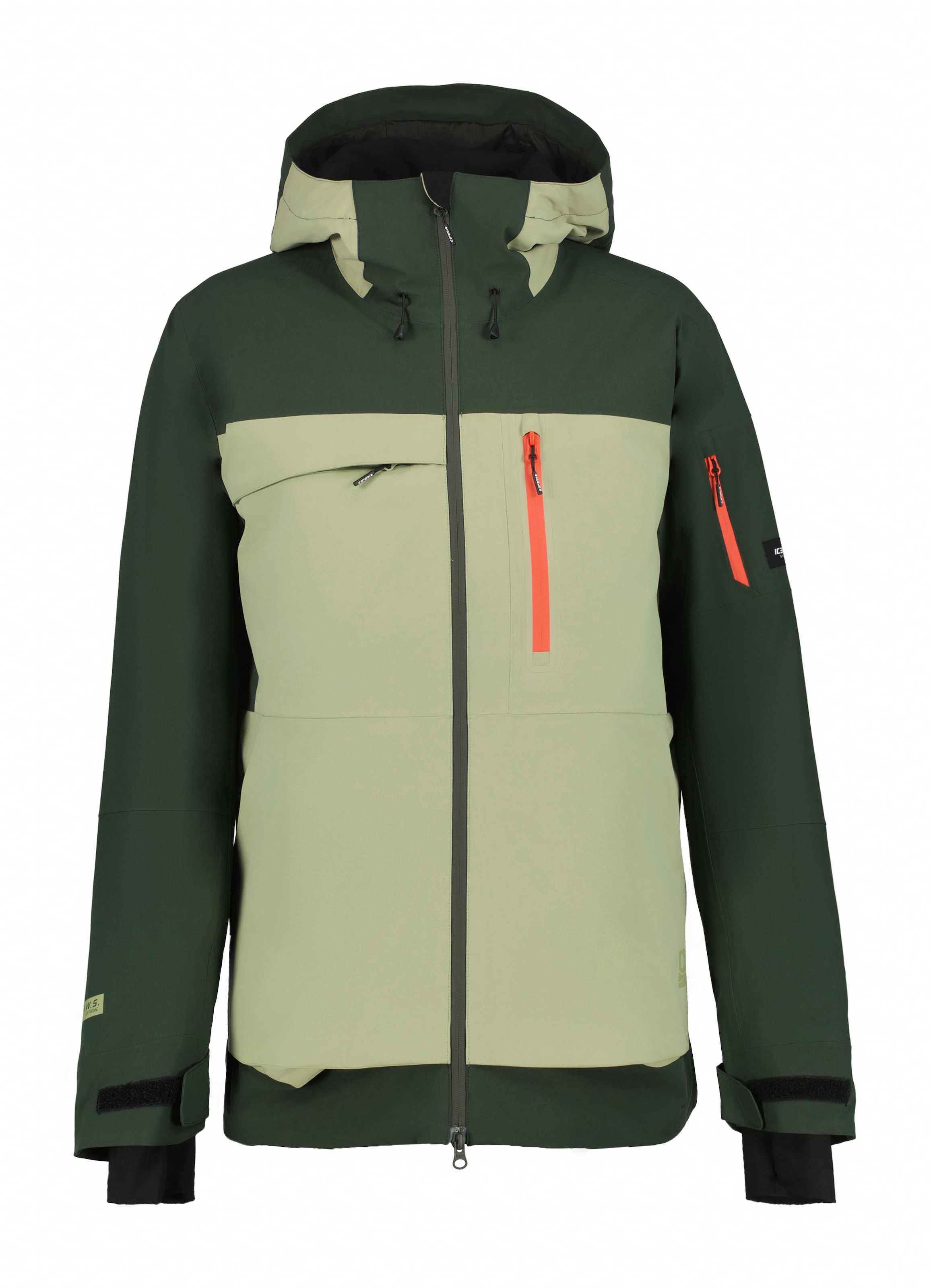 Icepeak Skijacke "H SKIJACKE CALE", mit Kapuze, mit Markenlabel am Arm