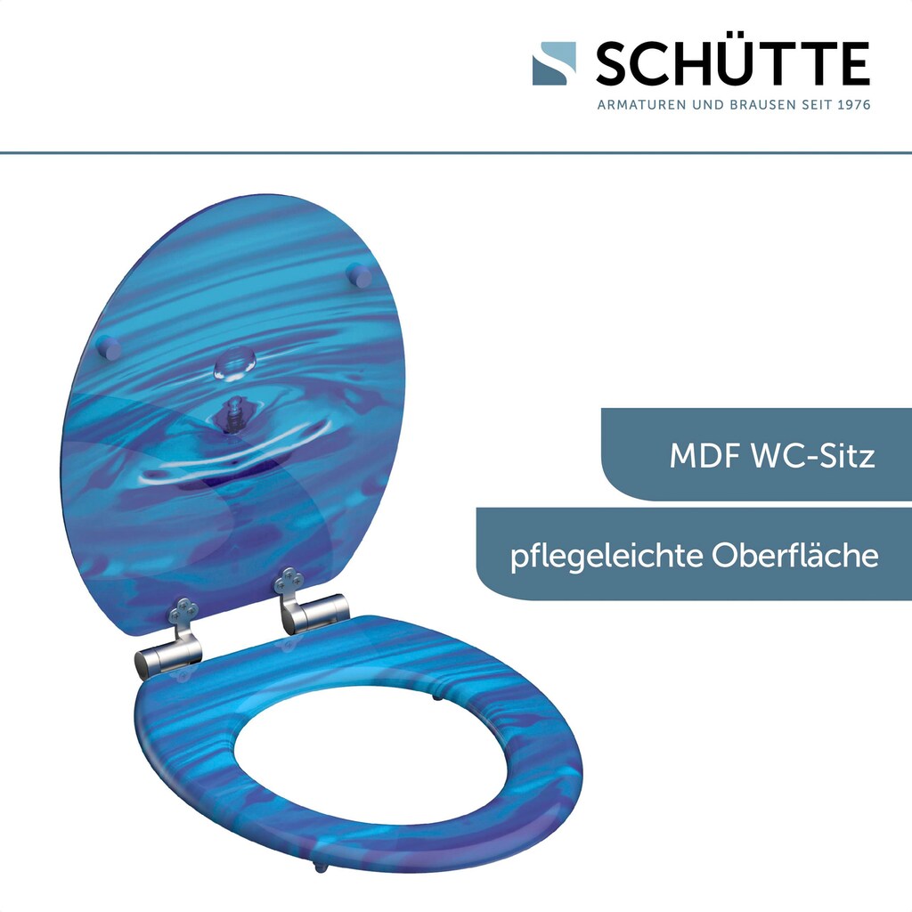 Schütte WC-Sitz »Blue Drop«