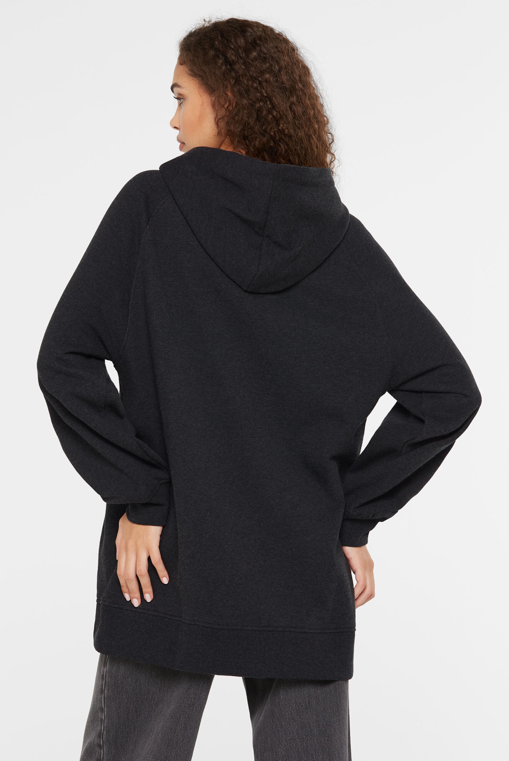 SENSES.THE LABEL Kapuzensweatshirt , mit Frottee Lettern
