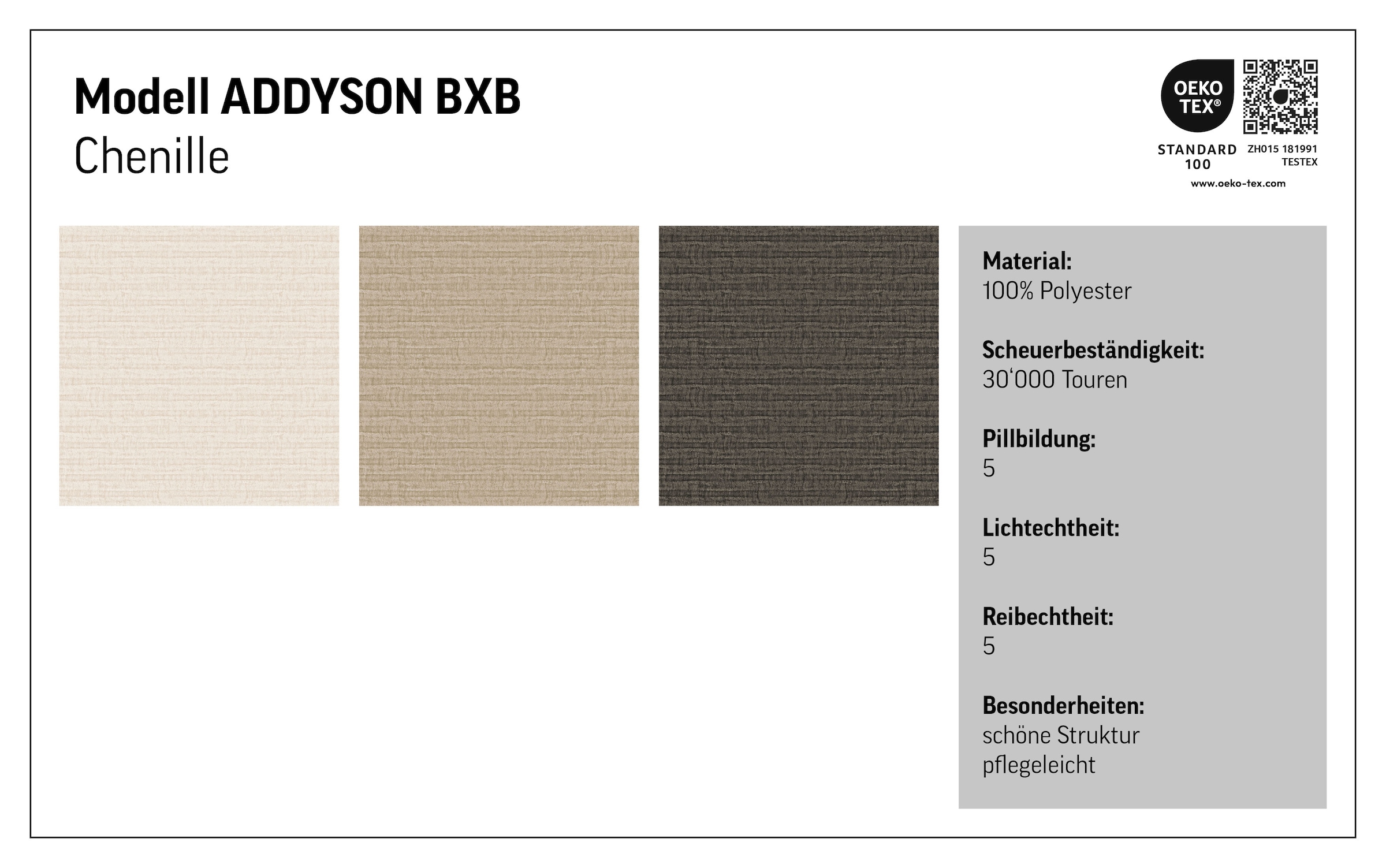LeGer Home by Lena Gercke Boxspringbett »Addyson« Härtegrade H2, H3 und H4 wählbar,  Boxspringbett inkl. Topper, 2 Matratzen