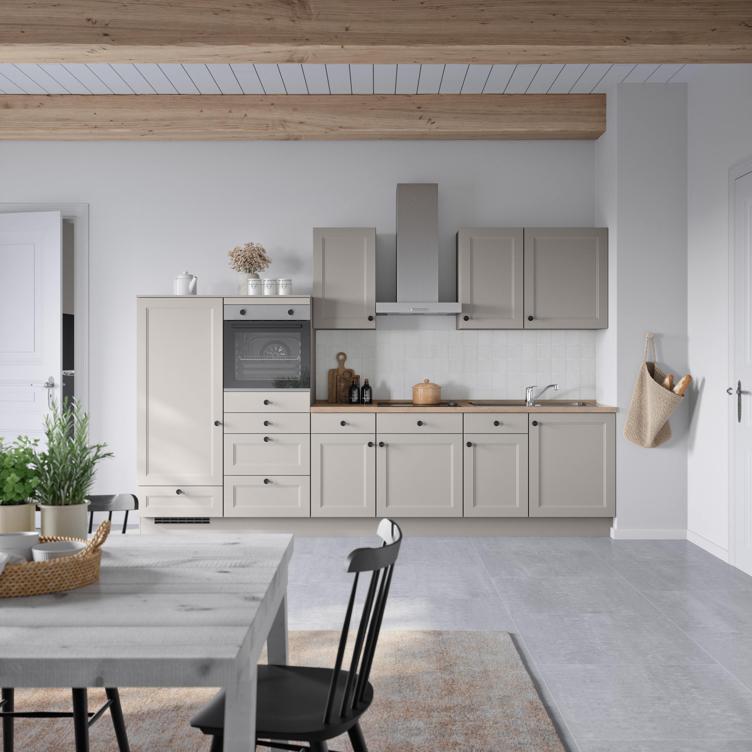 nobilia® Küchenzeile »"Cascada I"«, vormontiert, Ausrichtung wählbar, Breite 330 cm, wahlw. mit E-Geräten