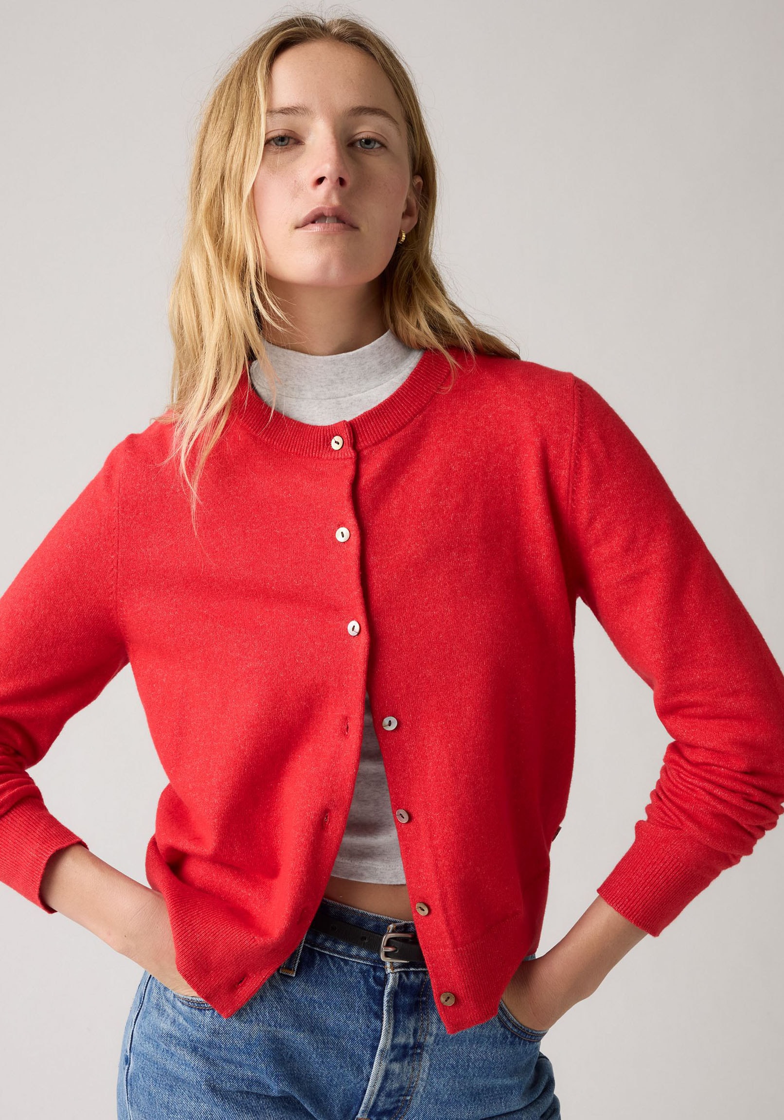 Levi's® Strickjacke »TARA SUPER SOFT C«, mit Knopfverschluss