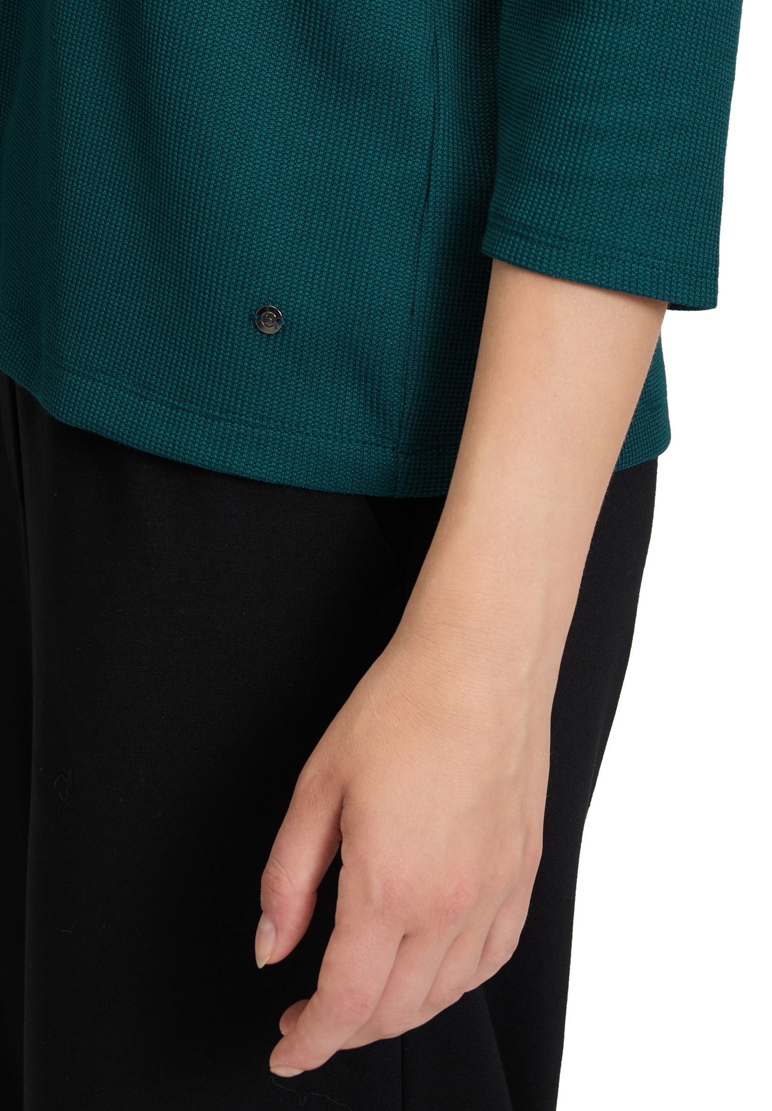 Betty&Co 3/4-Arm-Shirt »Betty & Co Damen Casual-Shirt mit V-Ausschnitt«, (1 tlg.)