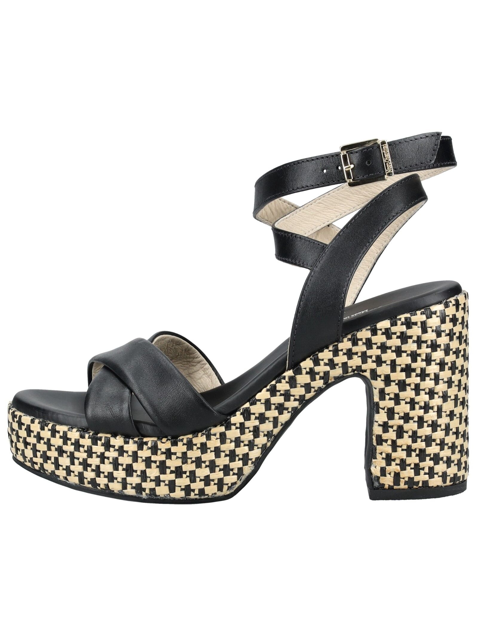 Nero Giardini High-Heel-Sandalette "Nero Giardini Sandalen Leder" günstig online kaufen