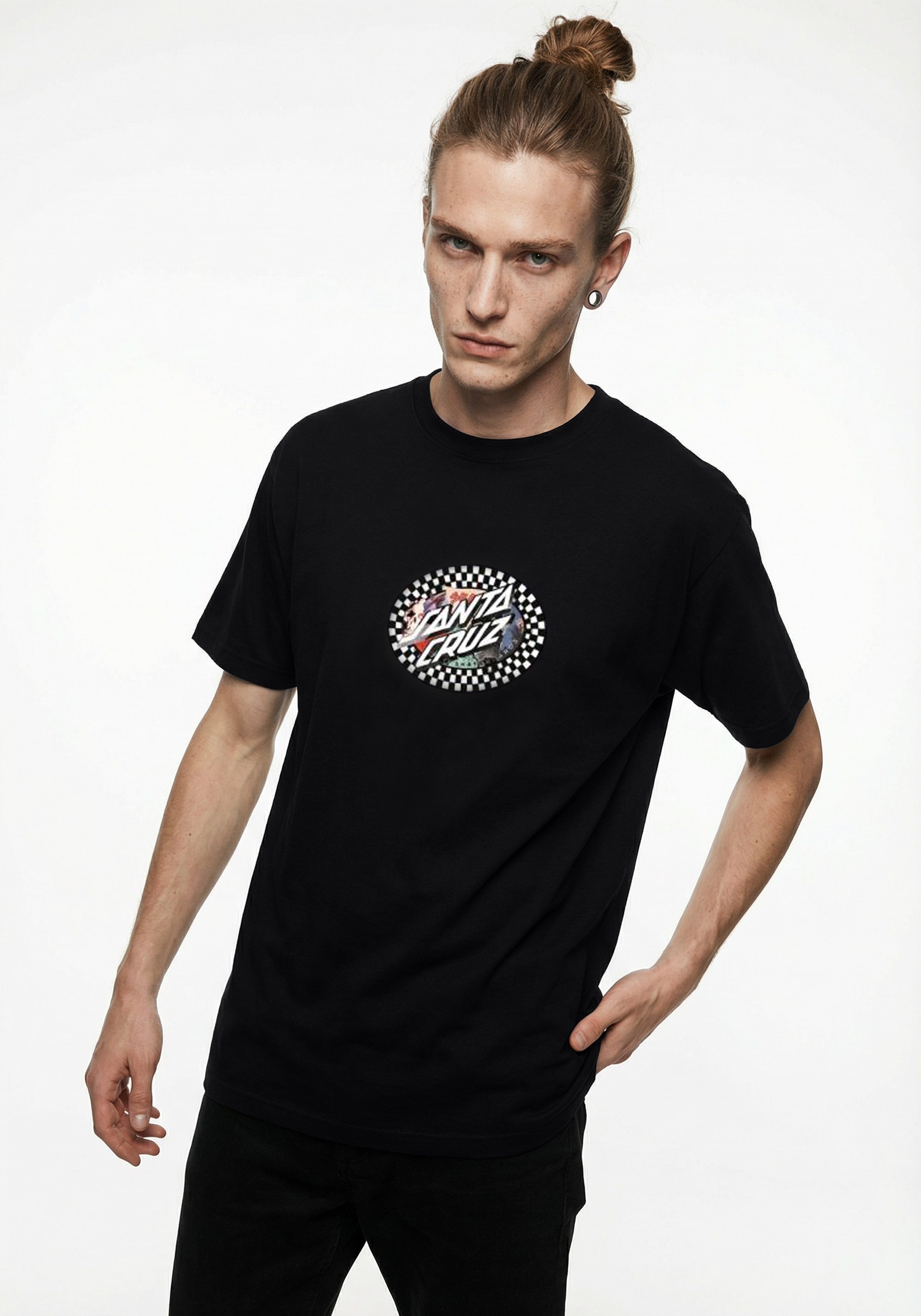 Santa Cruz T-Shirt "COLLAGE OVAL DOT T-SHIRT" sportlicher Stil, für sportliche Aktivitäten und Freizeit