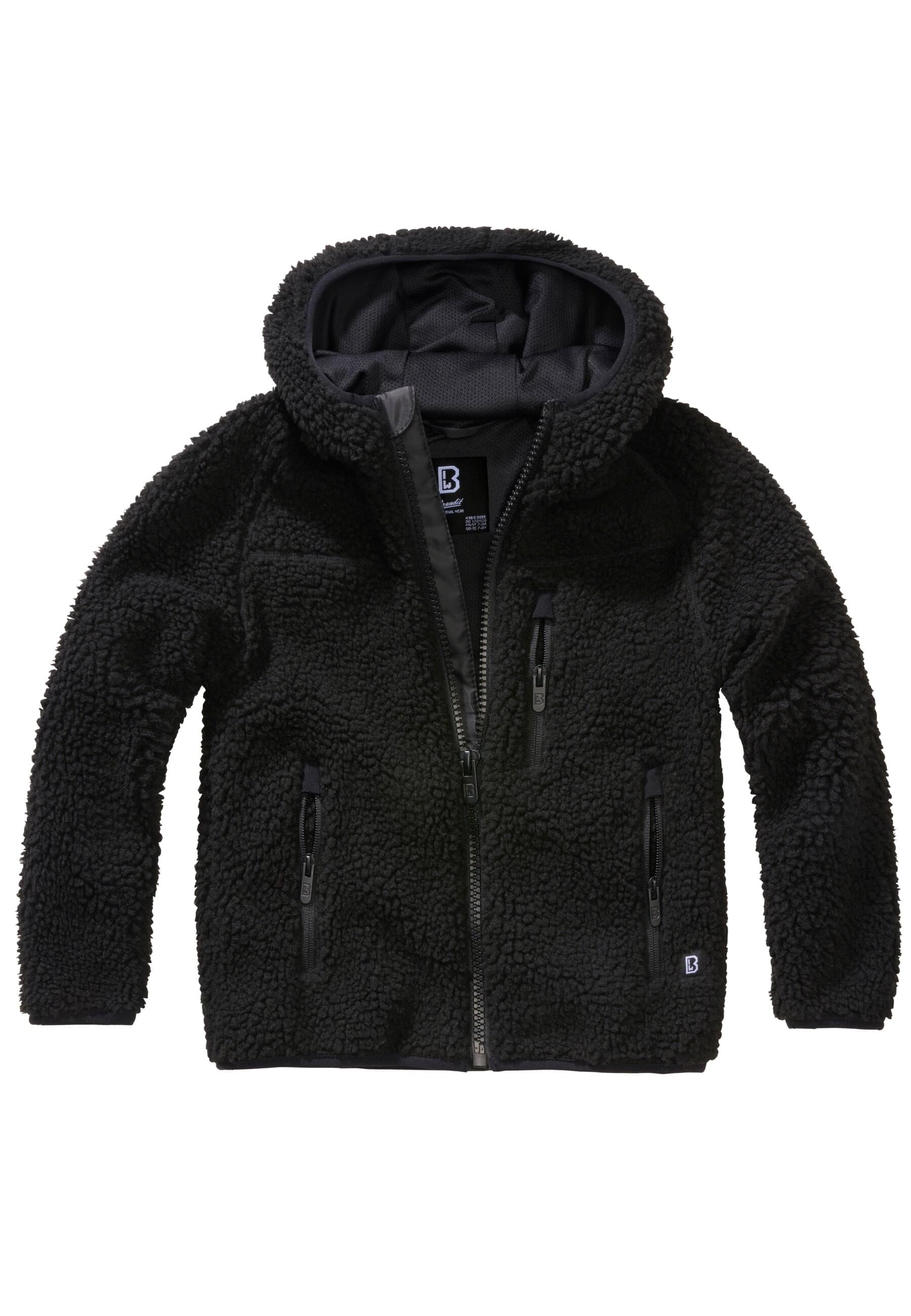 Allwetterjacke »Brandit Damen Kids Teddyfleecejacket Hood«, (1 St.), mit Kapuze