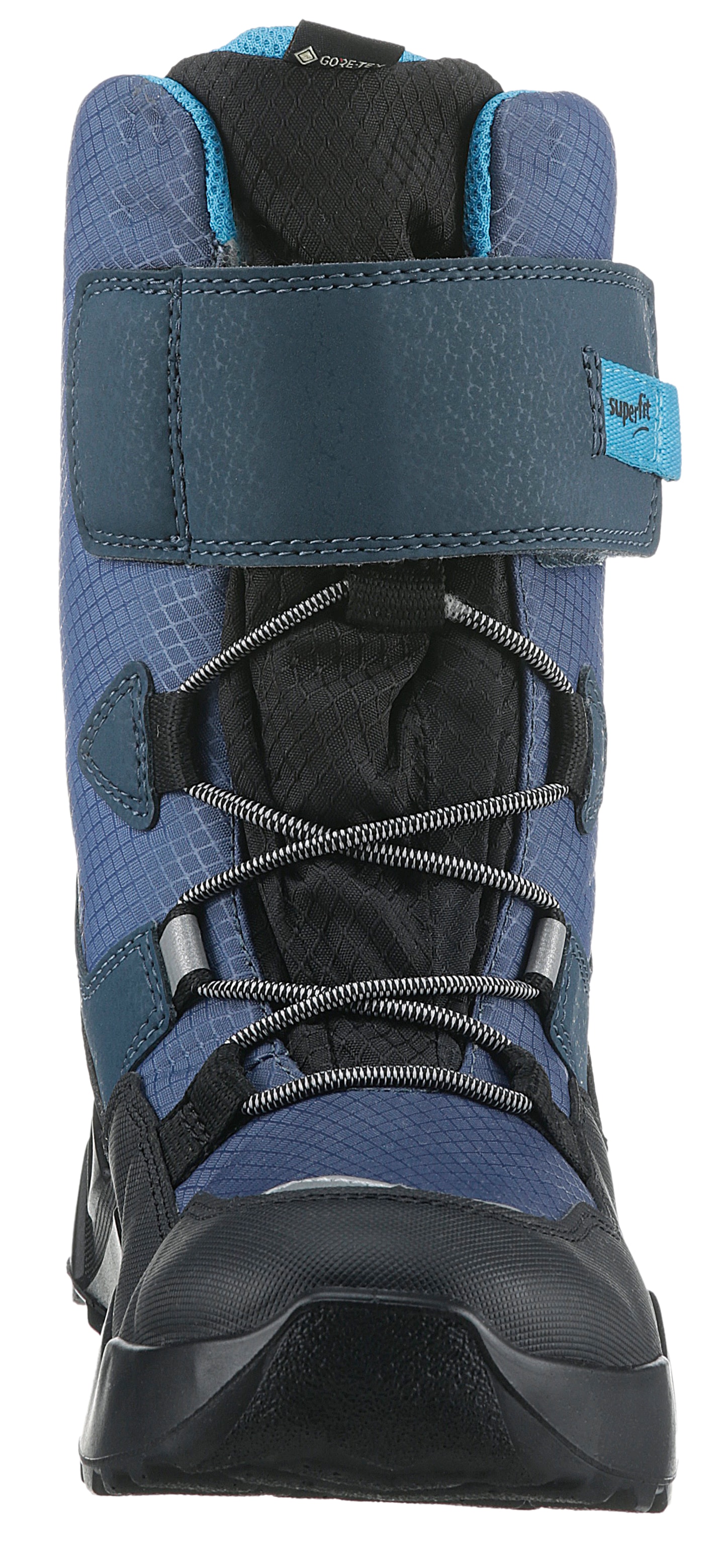 Superfit Winterstiefel »ROCKET WMS: weit«, Snowboots, Klettstiefel, Winterschuh mit Schurwolle