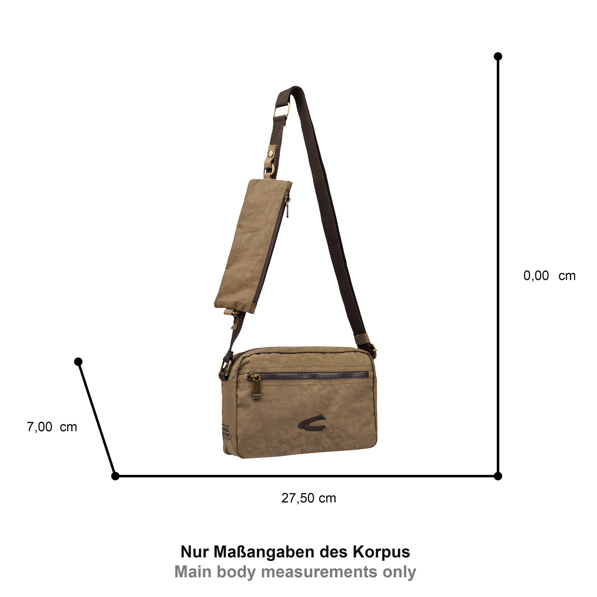 camel active Handtasche "Journey" vielseitiger Begleiter aus robustem Nylon günstig online kaufen