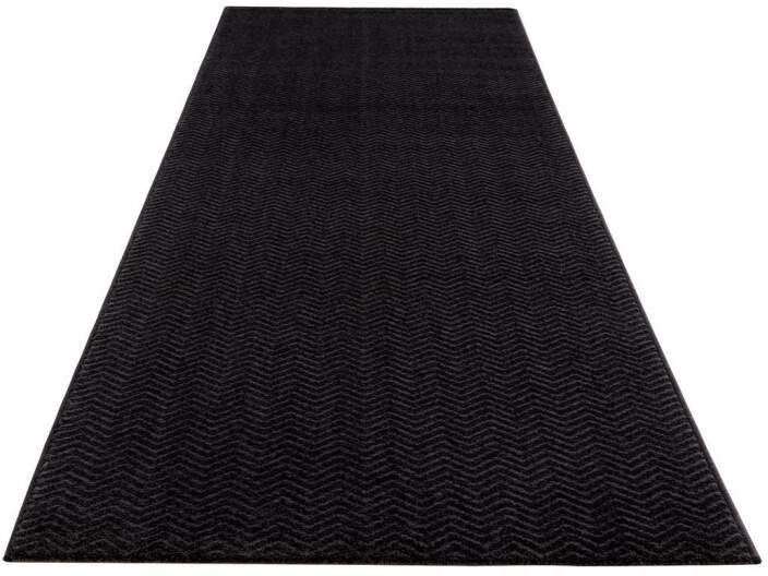 Carpet City Teppich "Friseé-Teppich FANCY805" rechteckig 12 mm Höhe Läufer, günstig online kaufen
