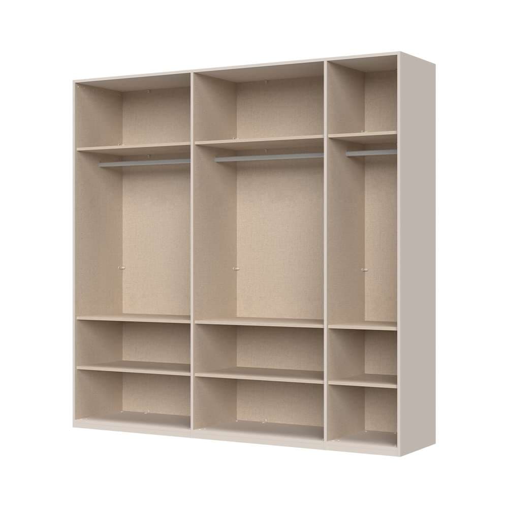Places of Style Drehtürenschrank »Opera mit oder ohne Kranz inkl. LED-Bel.,B 227,272,317 oder 362 cm«, Schrank, UV lackiert, Soft Close Funktion, Höhenverstellbare Füße