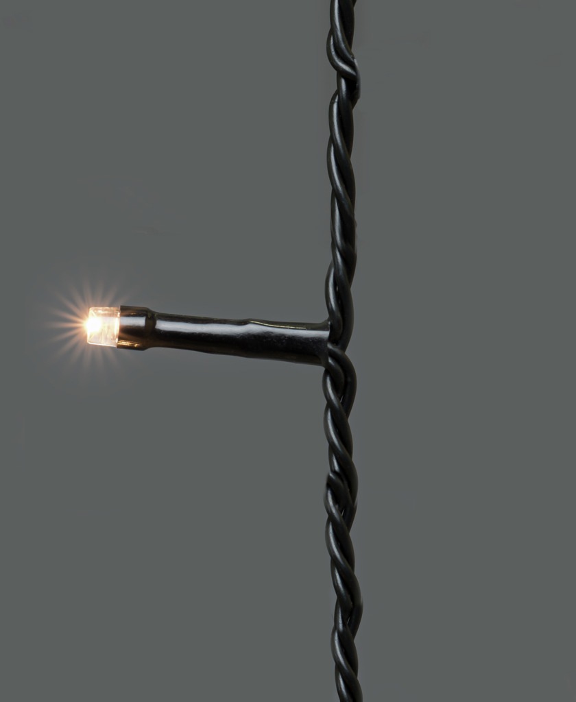 KONSTSMIDE LED-Lichtervorhang "Weihnachtsdeko aussen", Energieeffizienz: E (A-G), schwarz, Dioden 900 Stk., Kabellänge 10m, Lichterketten, schwarz, 900 warm weiße Dioden 2