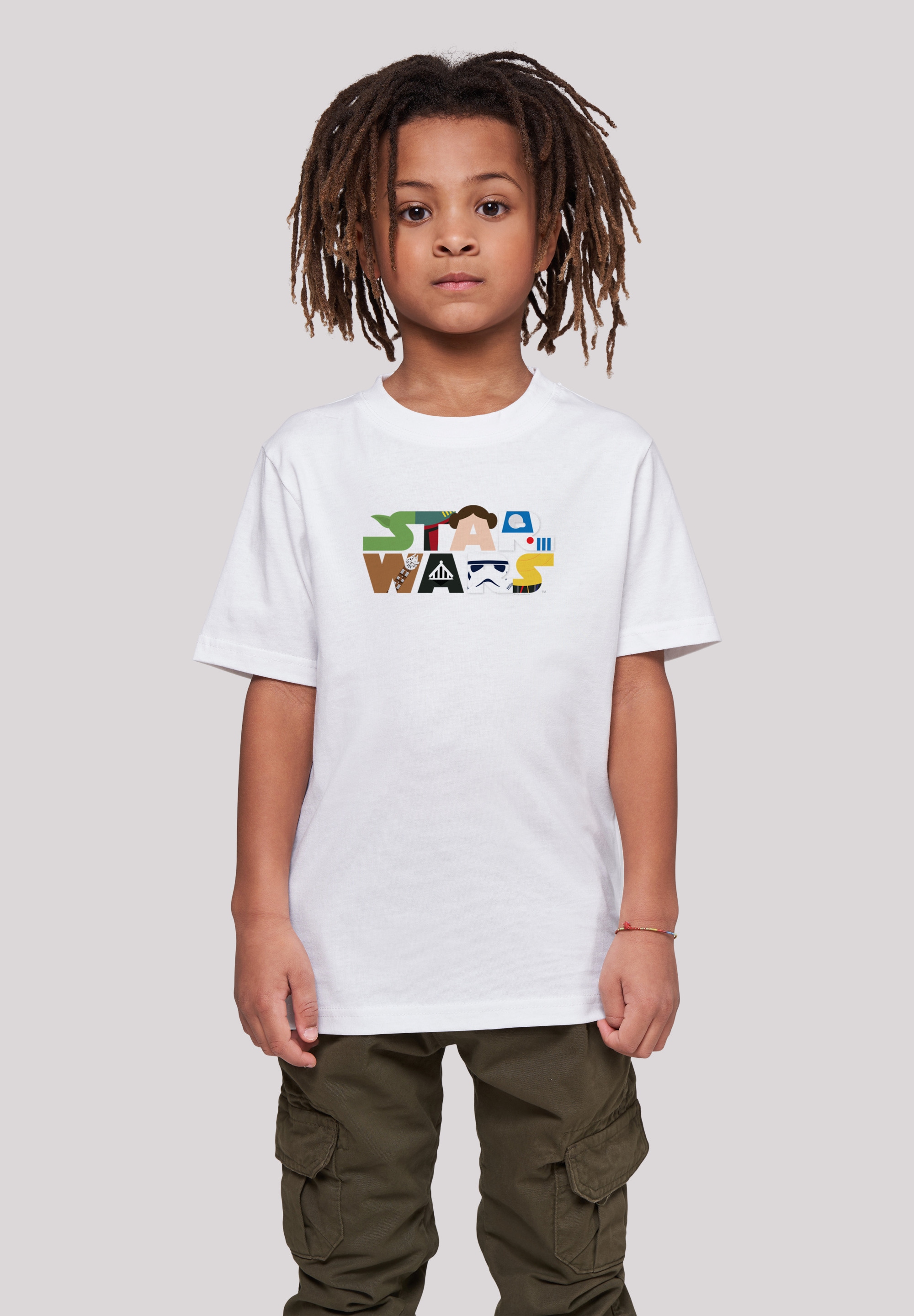 F4NT4STIC T-Shirt »Star Wars Character Logo«, Print