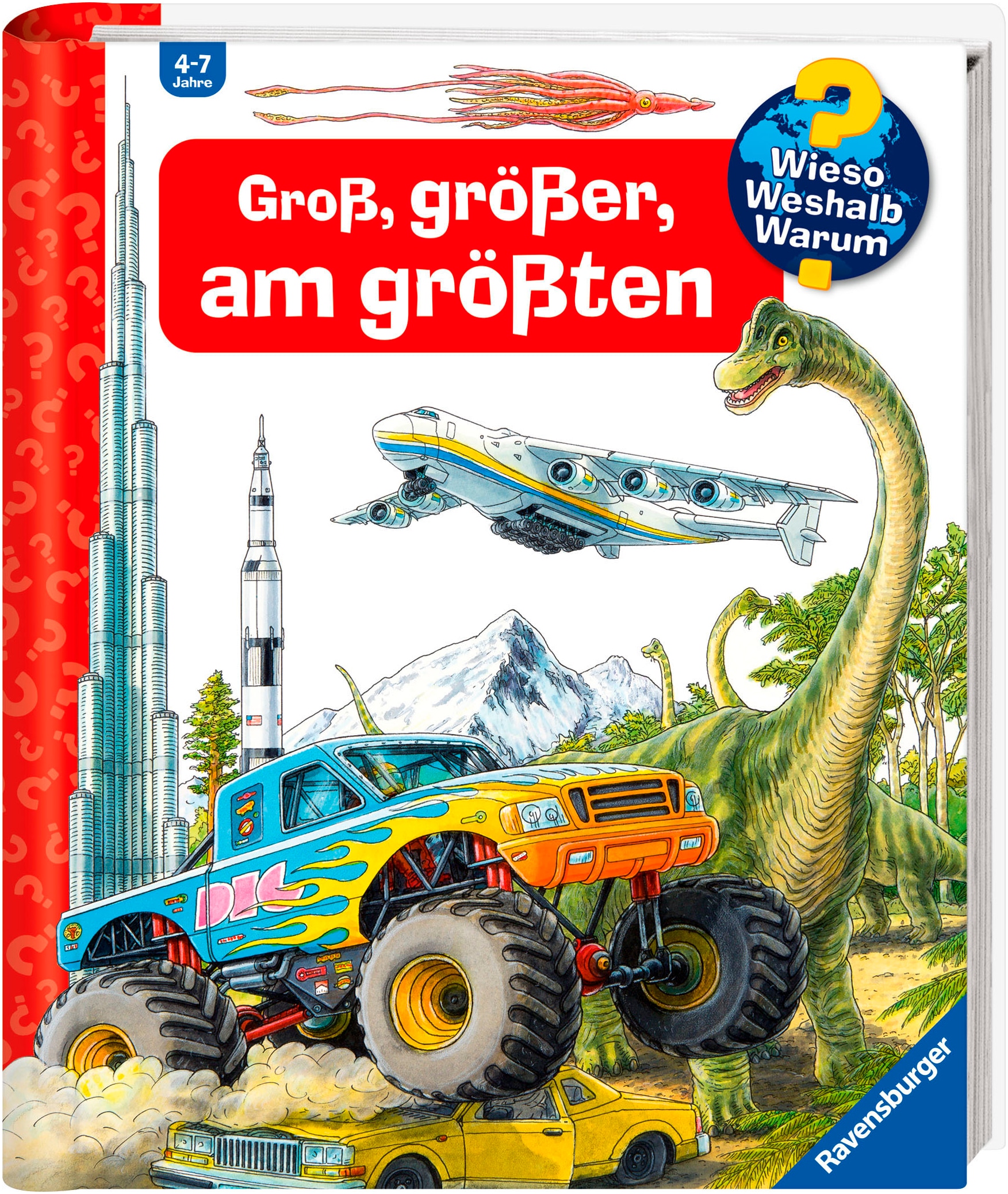 Ravensburger Buch "Wieso? Weshalb? Warum?, Groß, größer, am größten (Riesenbuch)", FSC - schützt Wald - weltweit