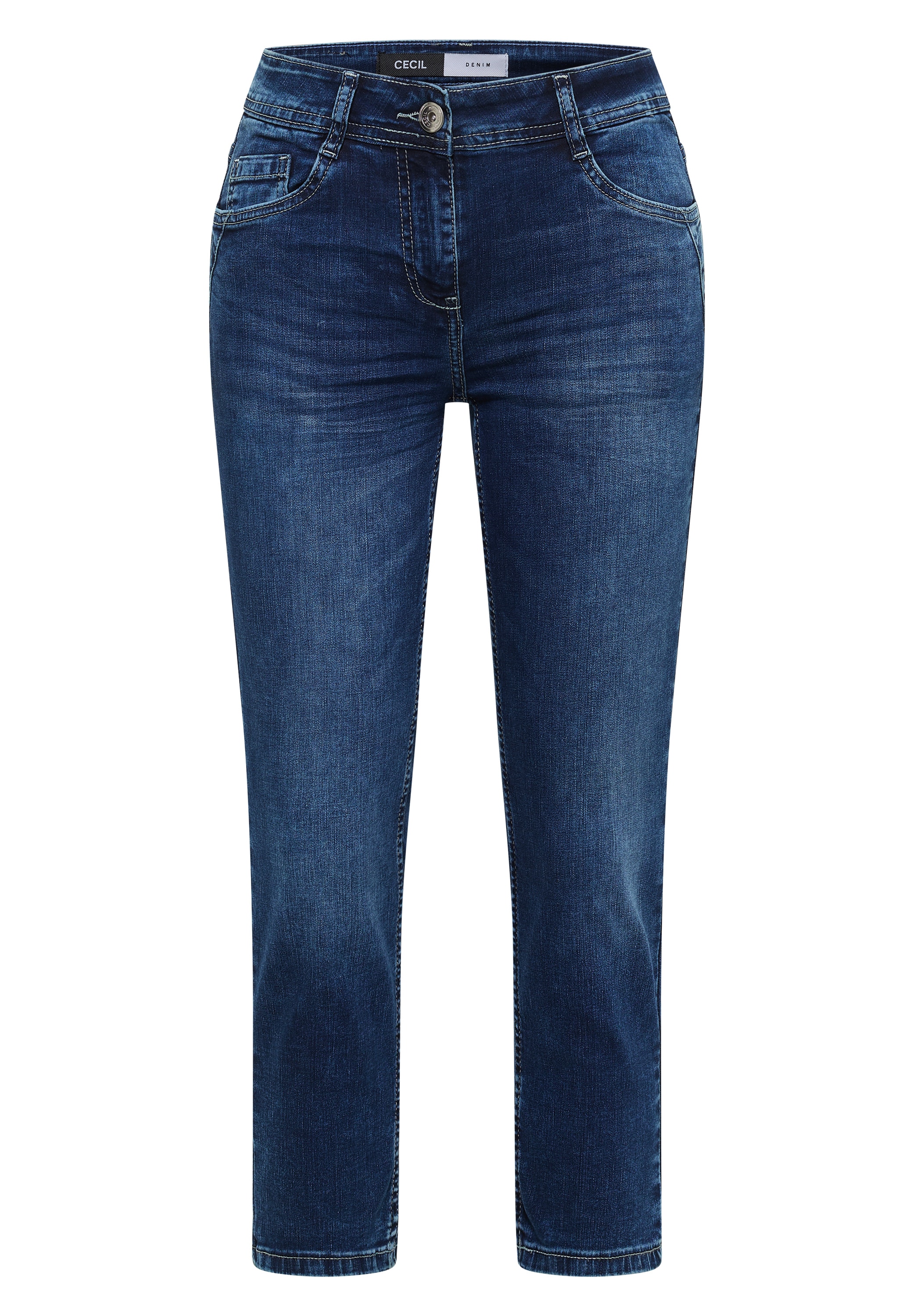 Cecil Comfort-fit-Jeans Middle Waist