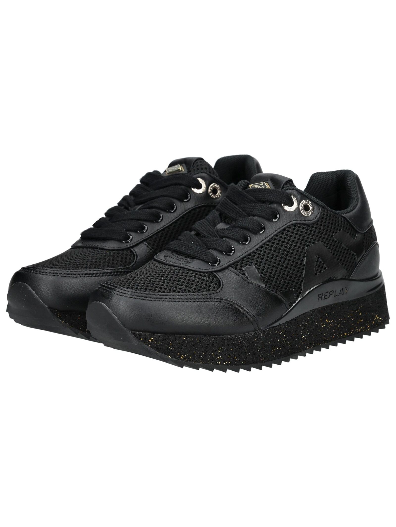 Replay Plateausneaker »Replay Sneaker Lederimitat/Textil«