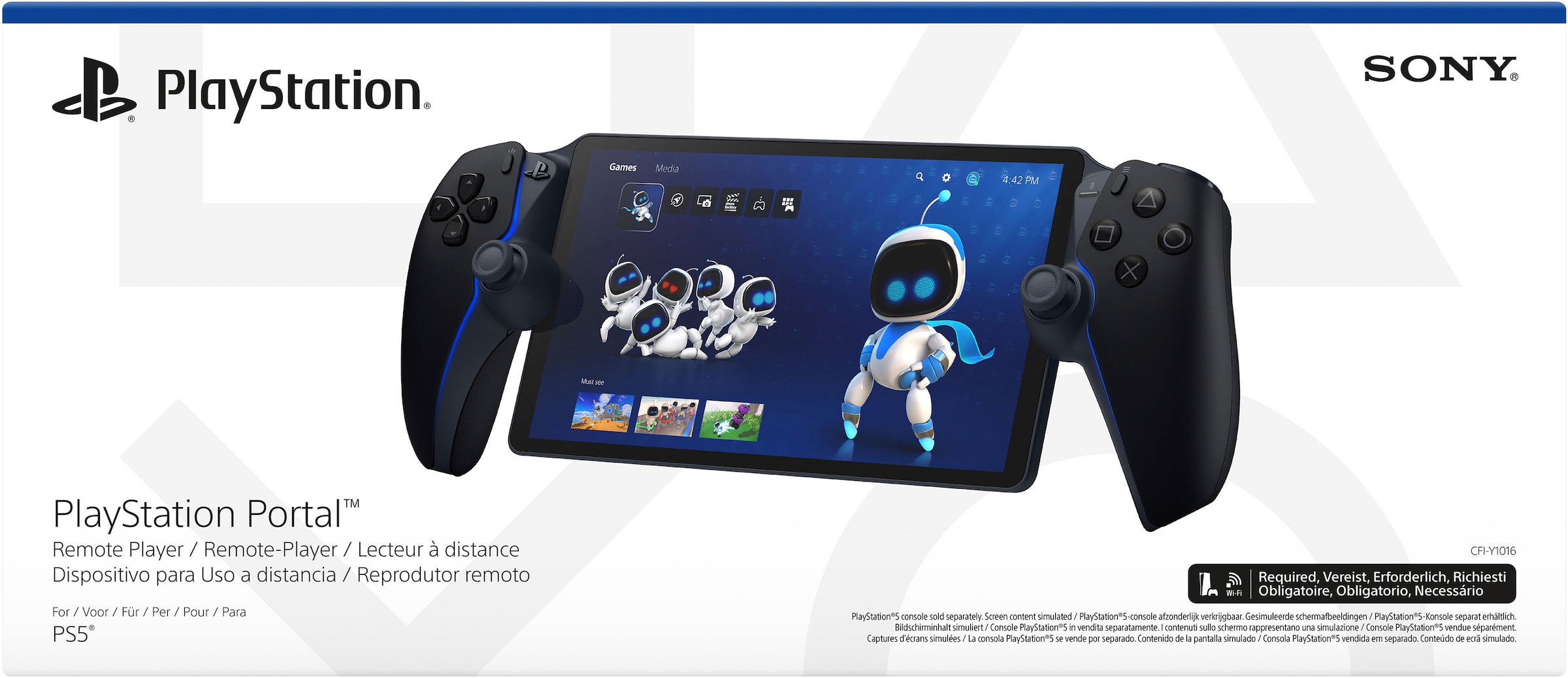 PlayStation 5 Spielekonsole »Portal Remote-Player Midnight Black«