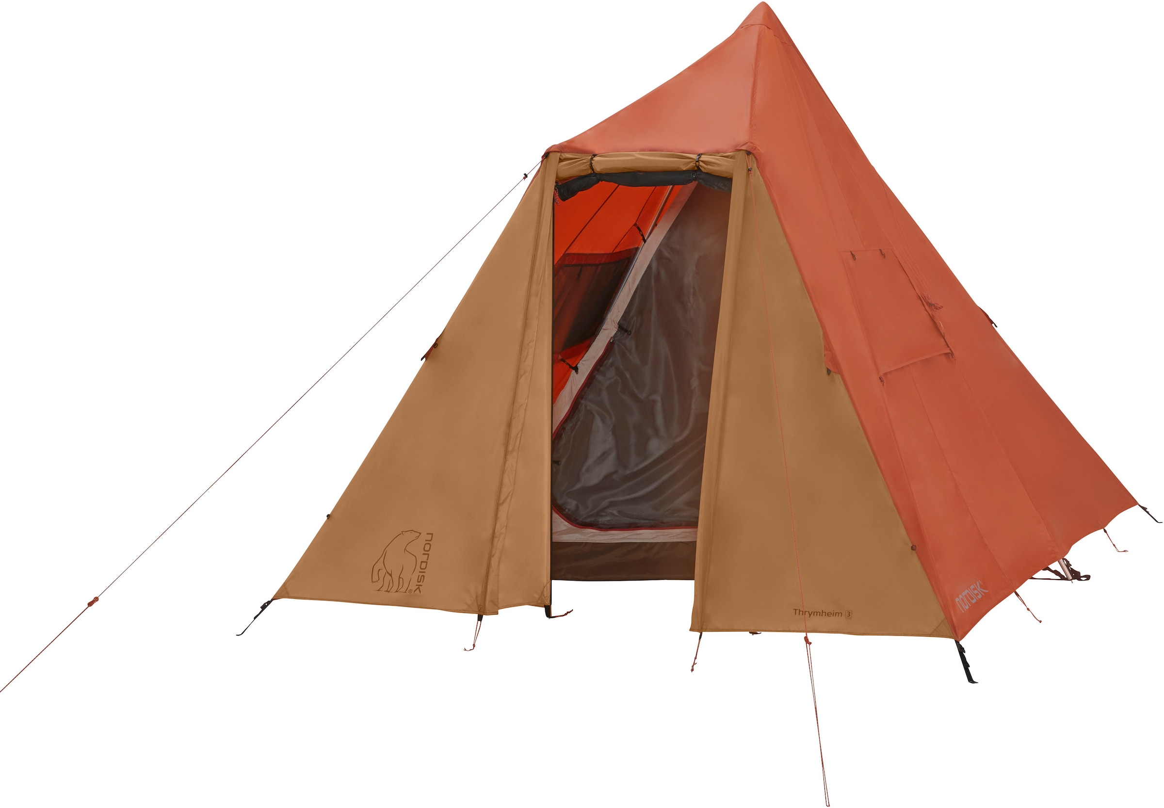 Nordisk Tipi-Zelt »Thrymheim 3 Square«, 3 St. Personen