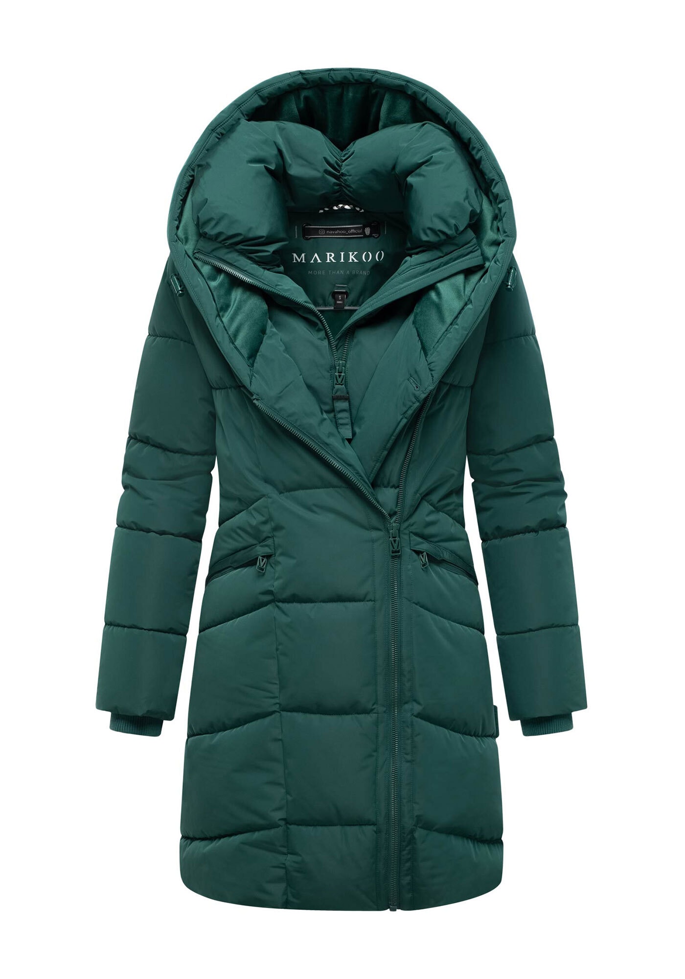 Marikoo Winterjacke »Virenaa«, mit extra hohem Kragen und warmem Fleecefutter