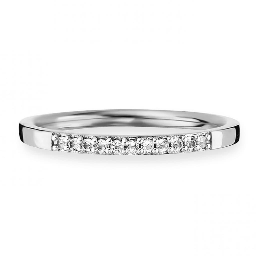 CAÏ Fingerring »925/- Sterling Silber rhodiniert Topas«