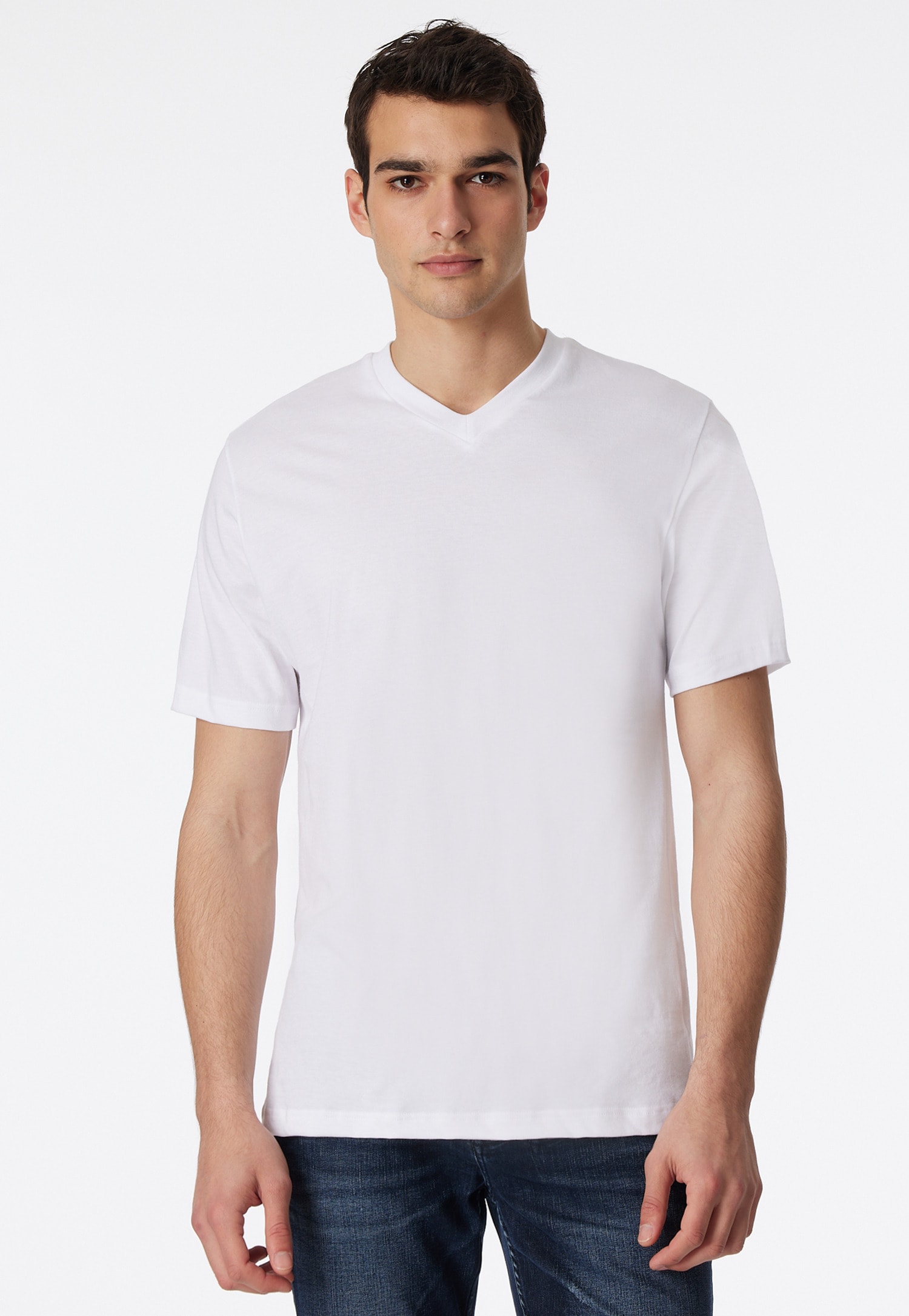 Schiesser V-Shirt »Essentials« 2er-Pack,  mit V-Ausschnitt