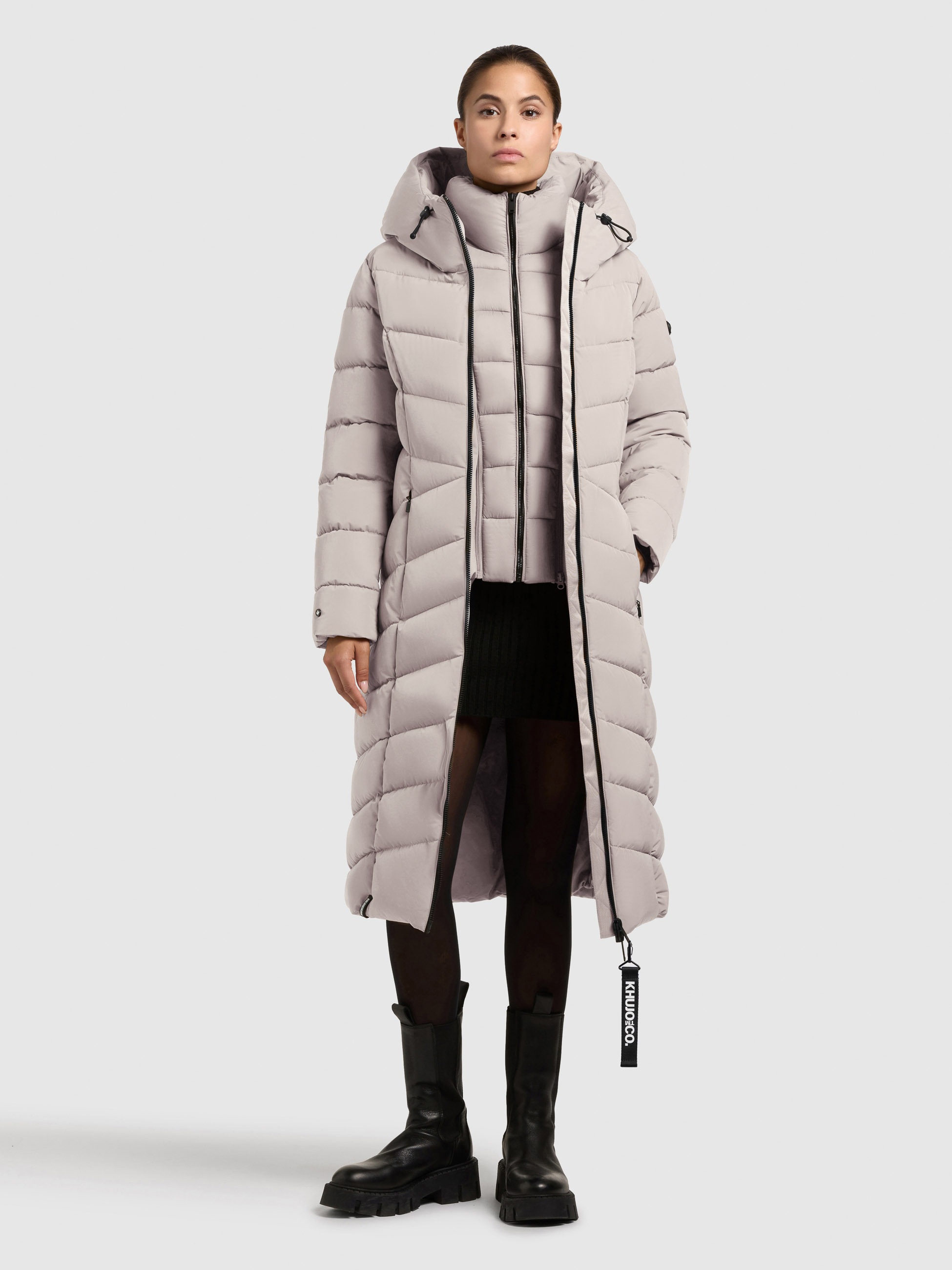 khujo Steppmantel "FISKA 2IN1 (EINSATZ HERAUSNEHMBAR)" günstig online kaufen