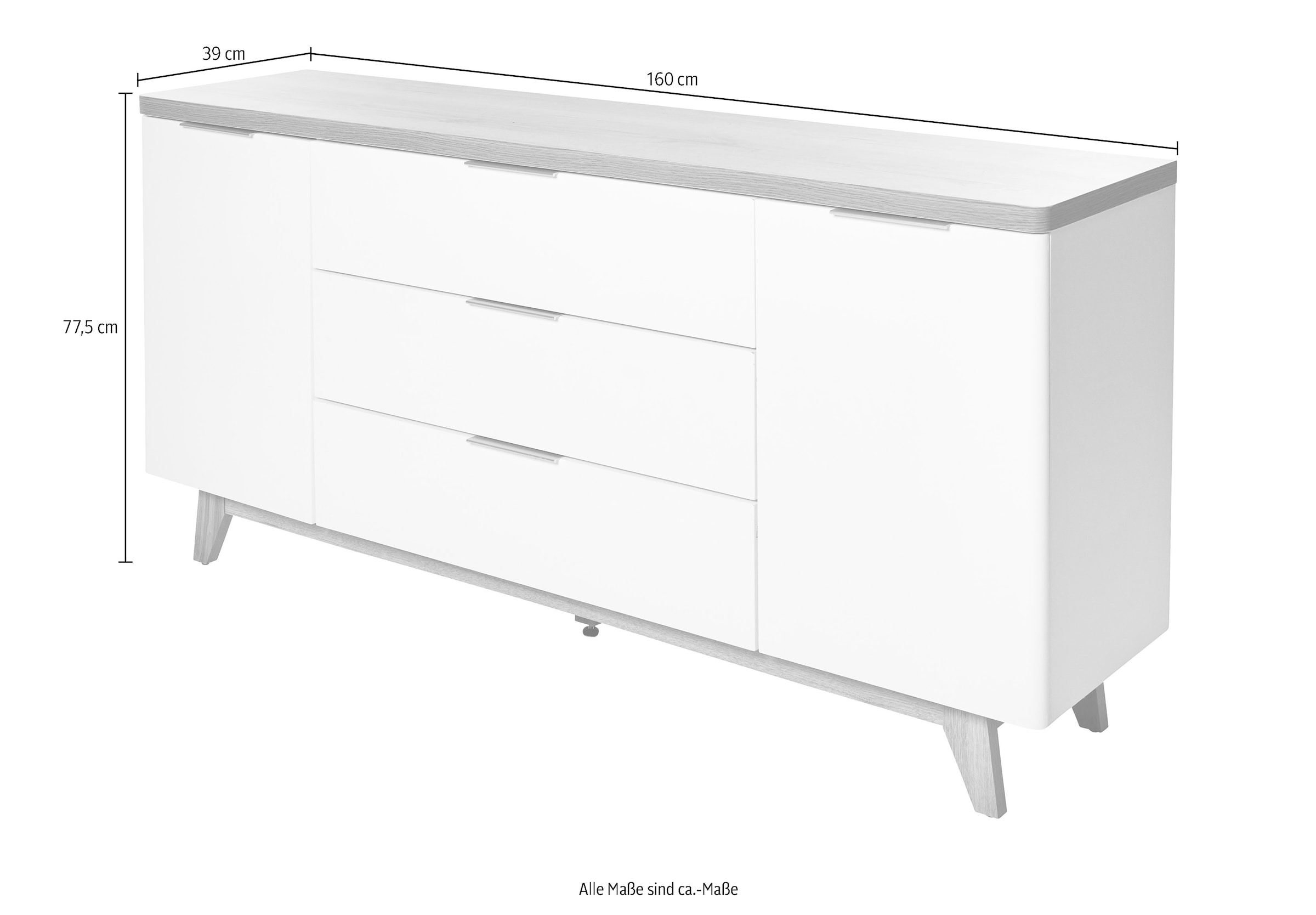 Jahnke Sideboard »LIBRE«, Breite ca. 160 cm