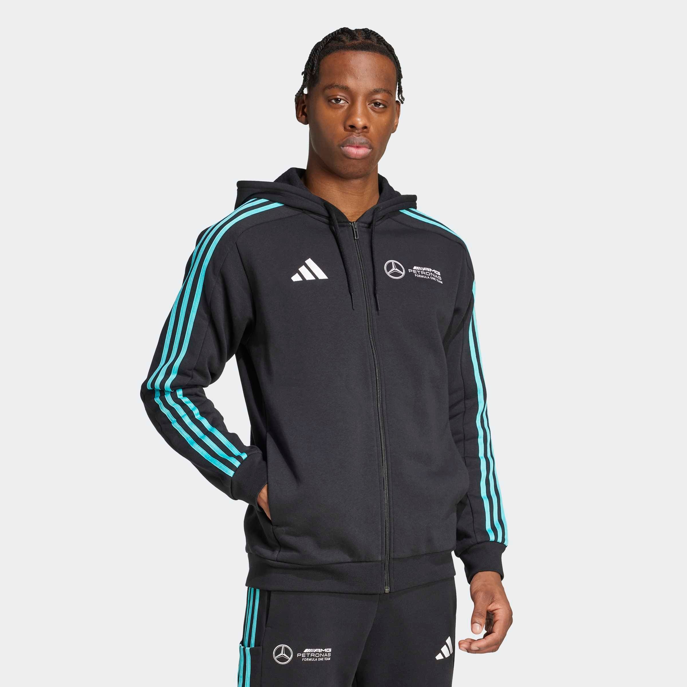 adidas Performance Kapuzensweatshirt "MER DNA FZ HD M", Mercedes AMG Männer günstig online kaufen