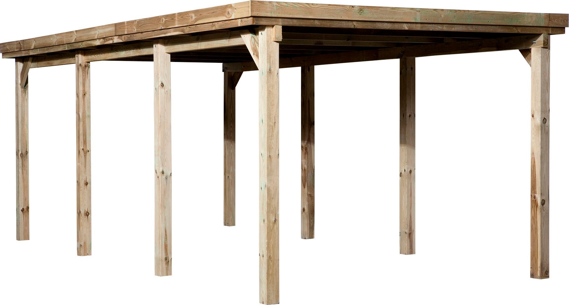 Einzelcarport »617 Gr.2«, Holz, 270 cm, braun