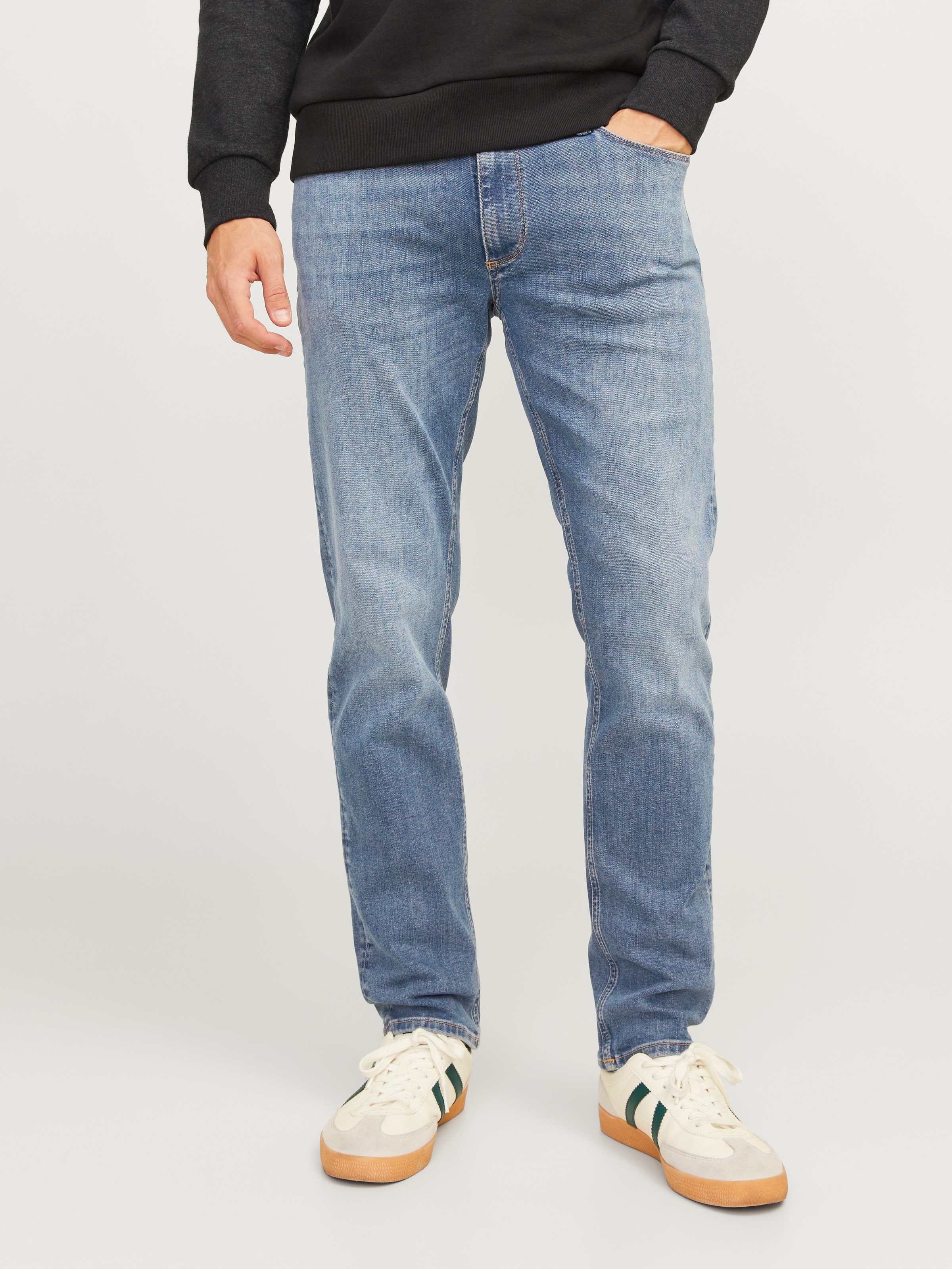 Jack & Jones Slim-fit-Jeans "JJICLARK JJEVAN AM 795 NOOS" Baumwollmischung, slim fit