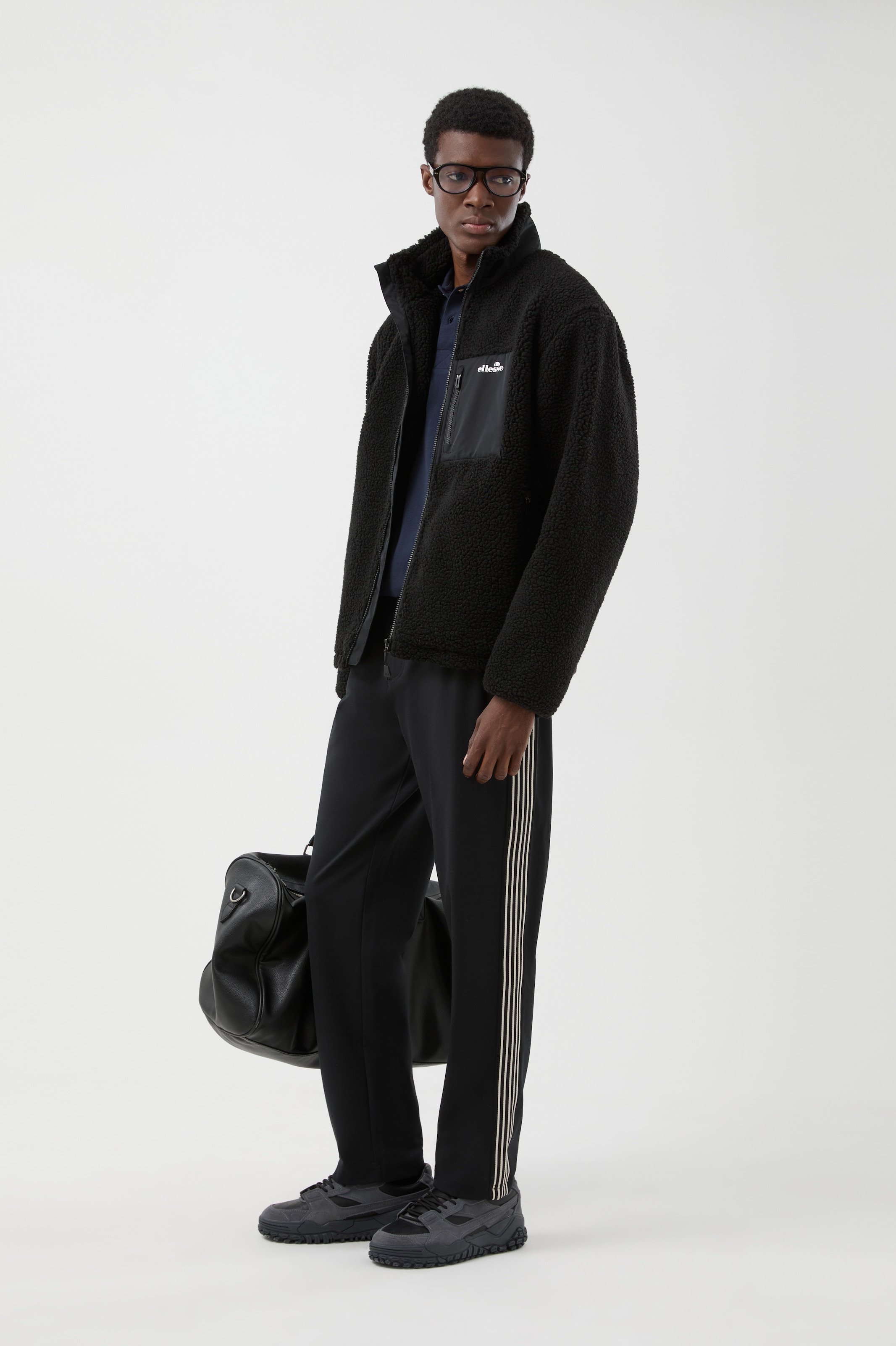 Ellesse Fleecejacke »Rogeno Fleece Jacket« wasserabweisend, windabweisend, atmungsaktiv, wärmend
