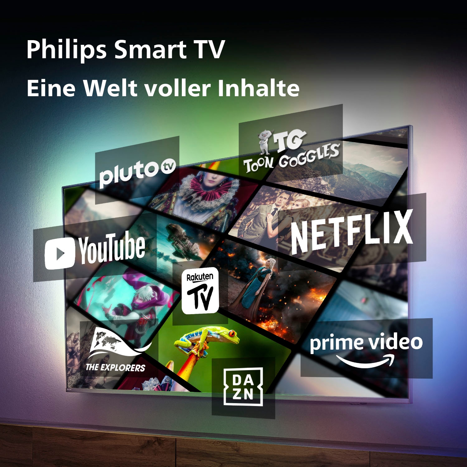 LED-Fernseher BAUR | »70PUS8108/12«, 4K cm/70 Ultra Smart-TV Philips Zoll, 177 HD,