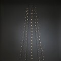 KONSTSMIDE LED-Baummantel »Weihnachtsdeko, Christbaumschmuck«, 250 St.-flammig, LED Lichterkette mit Ring Ø 11, 5 Stränge à 50 Dioden, gefrostet