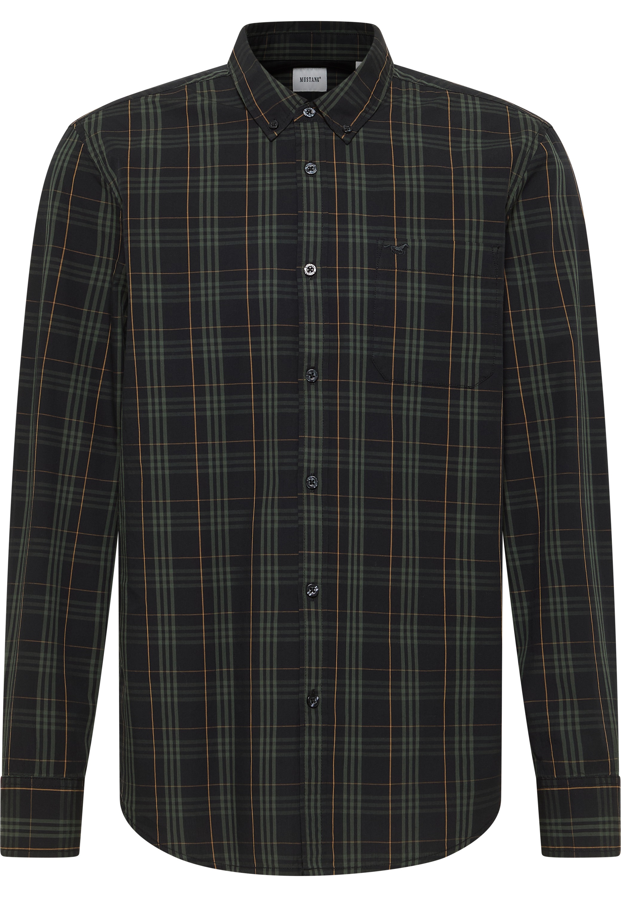 MUSTANG Langarmhemd "Herren Style Chester" günstig online kaufen