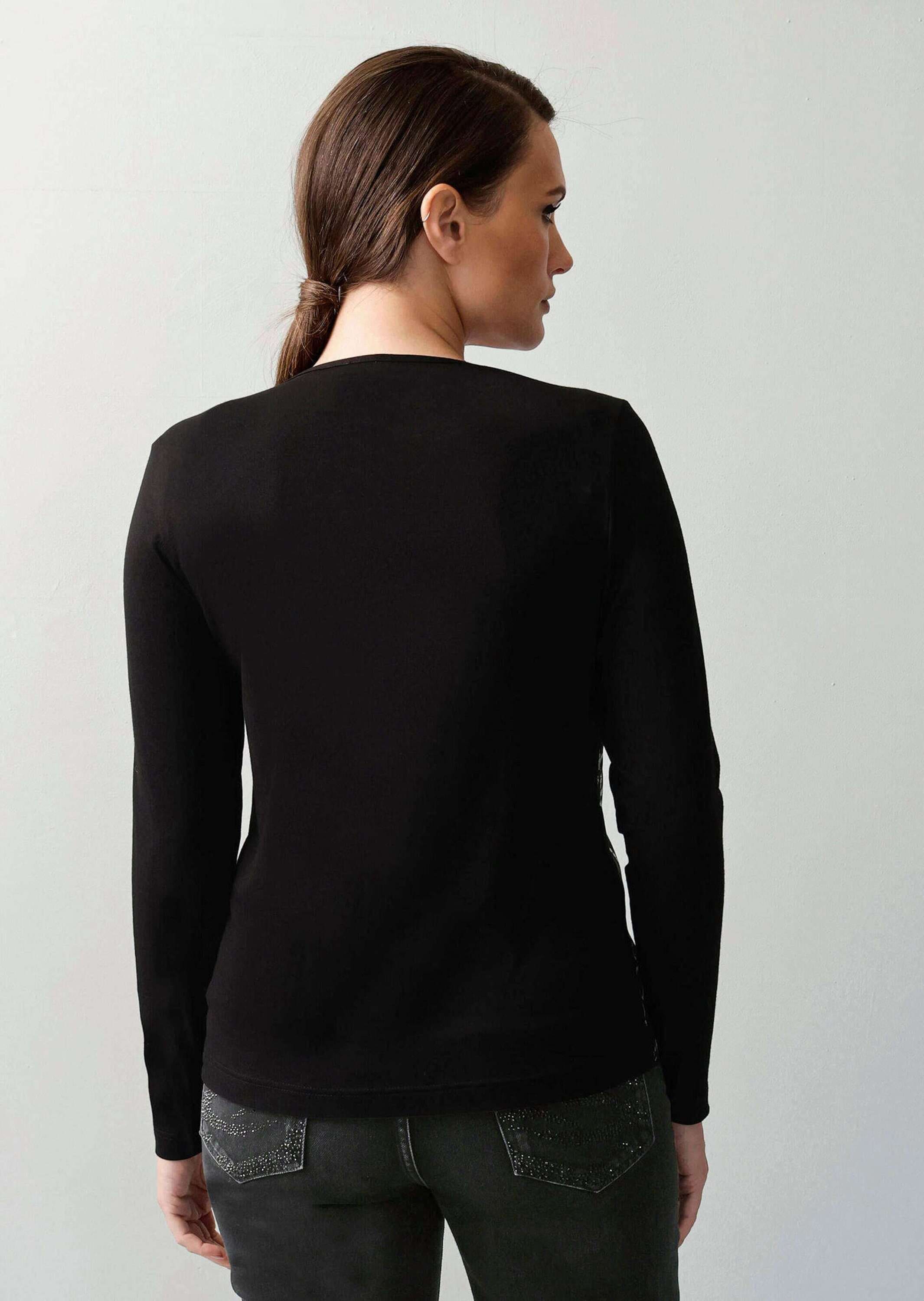 Alba Moda Shirtbluse »Blusenshirt Blusenshirt mit Kettendruck«