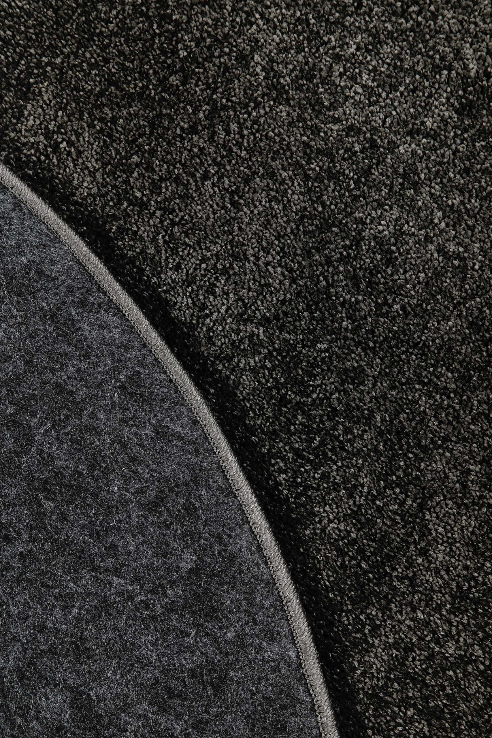 Wecon home Hochflor-Teppich »Manta«, rund, 25 mm Höhe, Langflor, maschinell gewebt, robust, Wohn- & Schlafzimmer, einfarbig