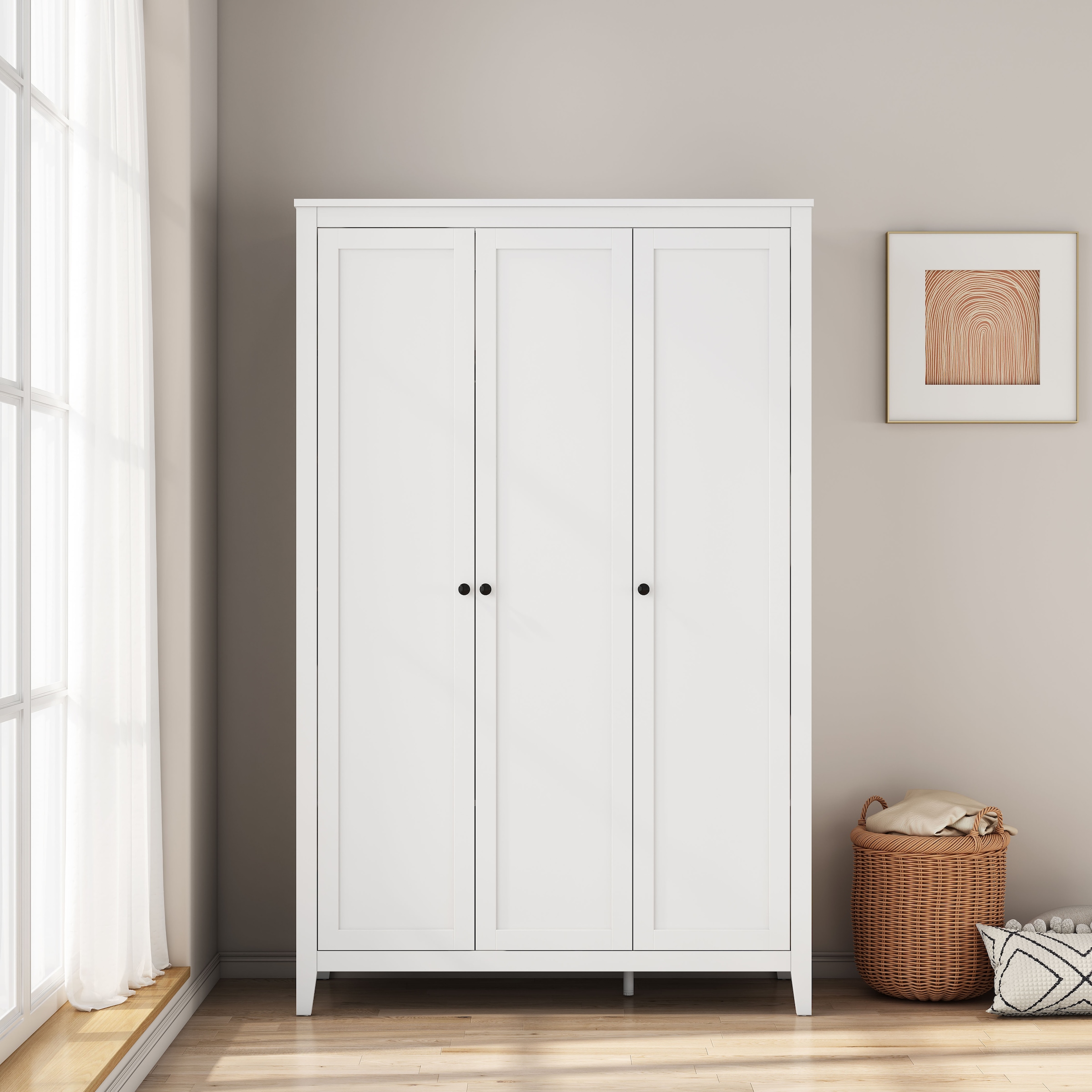 OTTO home Kleiderschrank "Borkum Schlafzimmerschrank Garderobe Landhaus, we günstig online kaufen