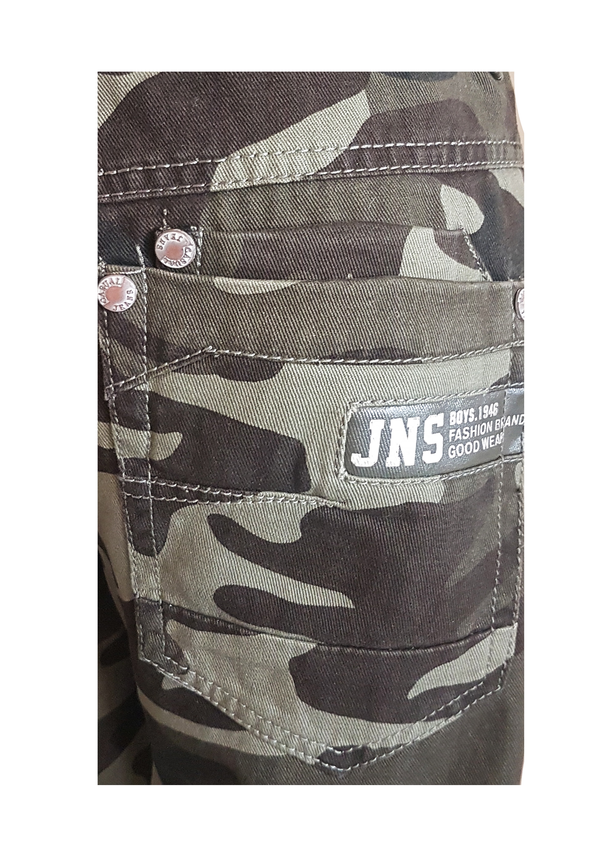 Family Trends Stoffhose, im Military-Look