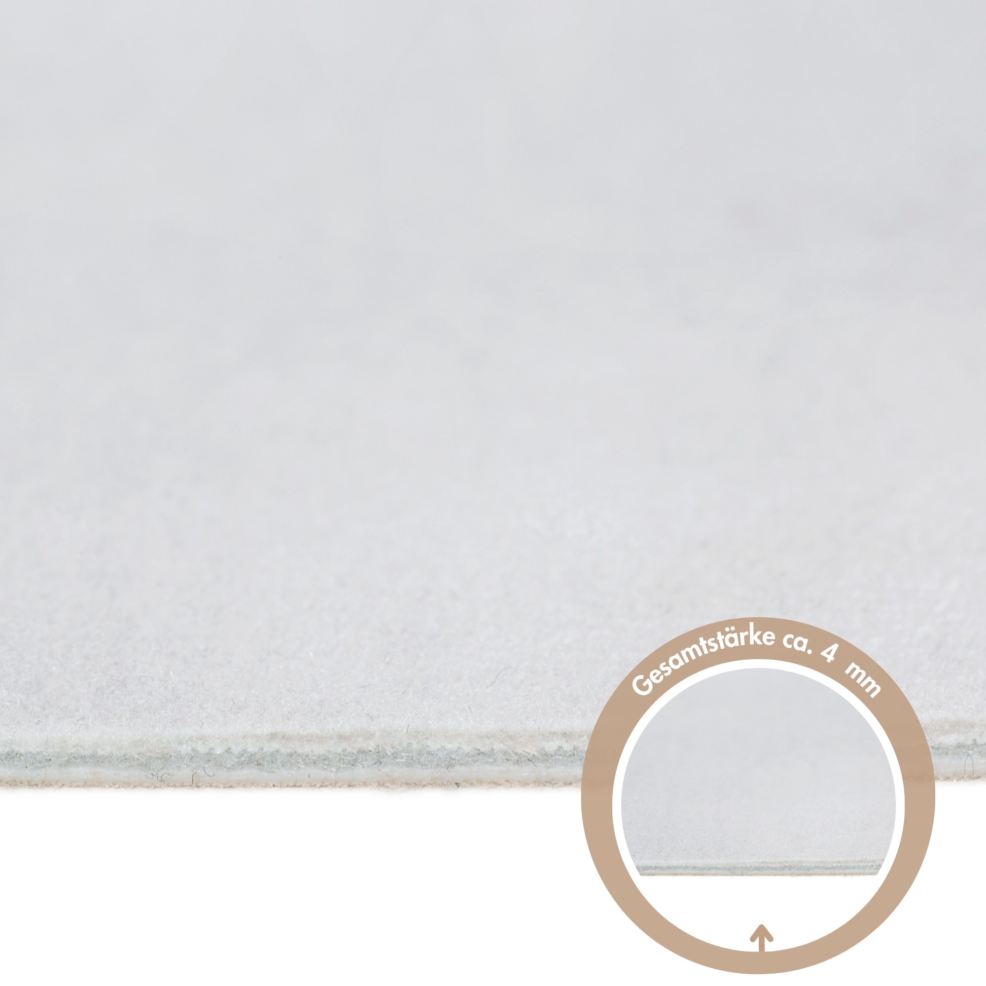 Andiamo Fellteppich »Amarillo« fellförmig 4 mm Höhe Kunstfell, gedruckte Kuhfell-Optik, Wohnzimmer, Kundenliebling