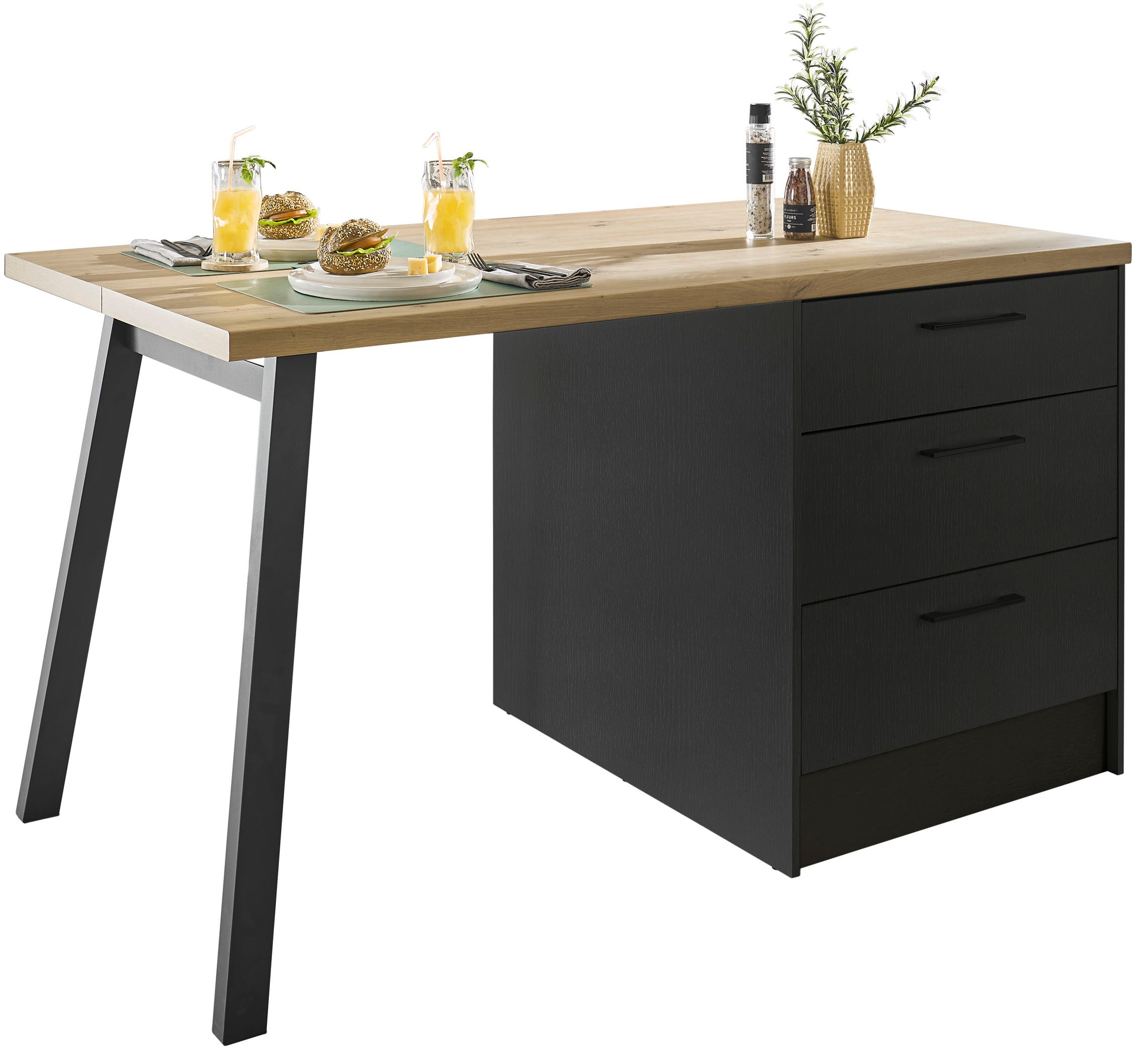 BASIC by Balculina Kücheninsel »Turin«, Breite 150cm