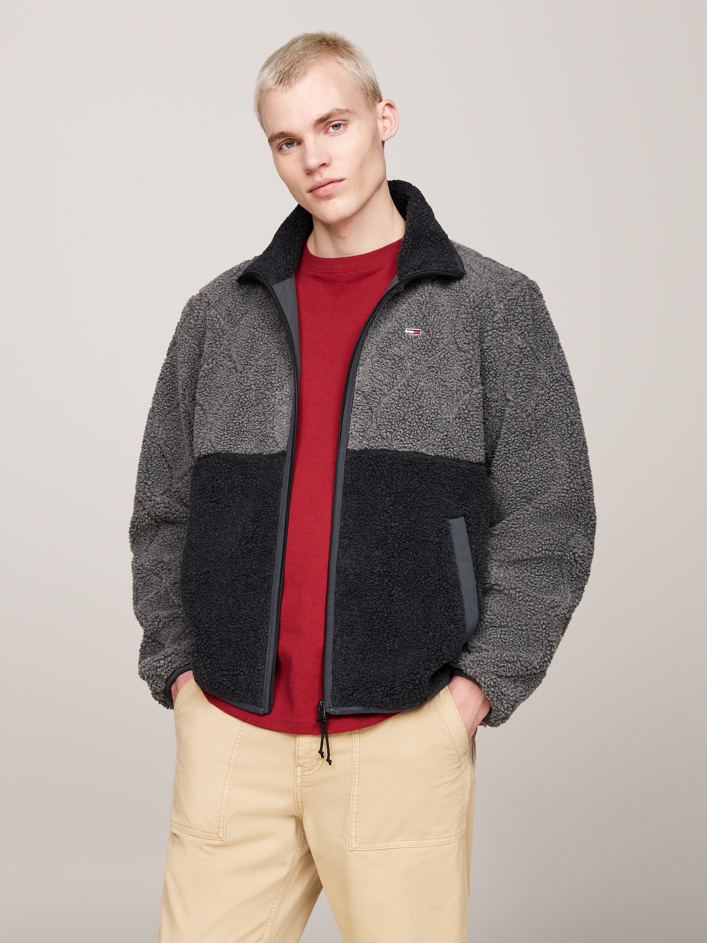 Tommy Jeans Kurzjacke "TJM TEDDY ESSENTIAL JACKET"