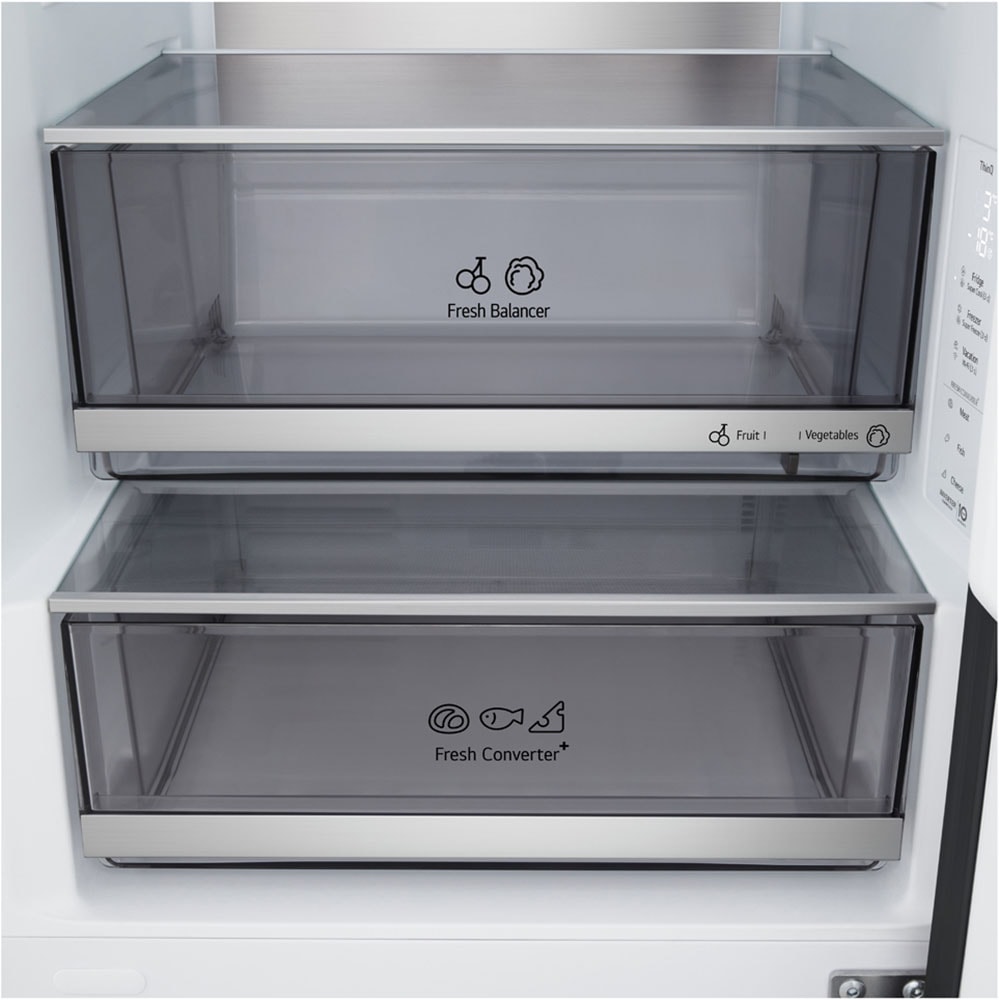 LG Kühl-/Gefrierkombination Serie 7 »GBBS716AEV« 186 cm hoch 59,7 cm breit Vollintegrierbarer Kühlschrank dank frontaler Luftzufuhr und Abluft