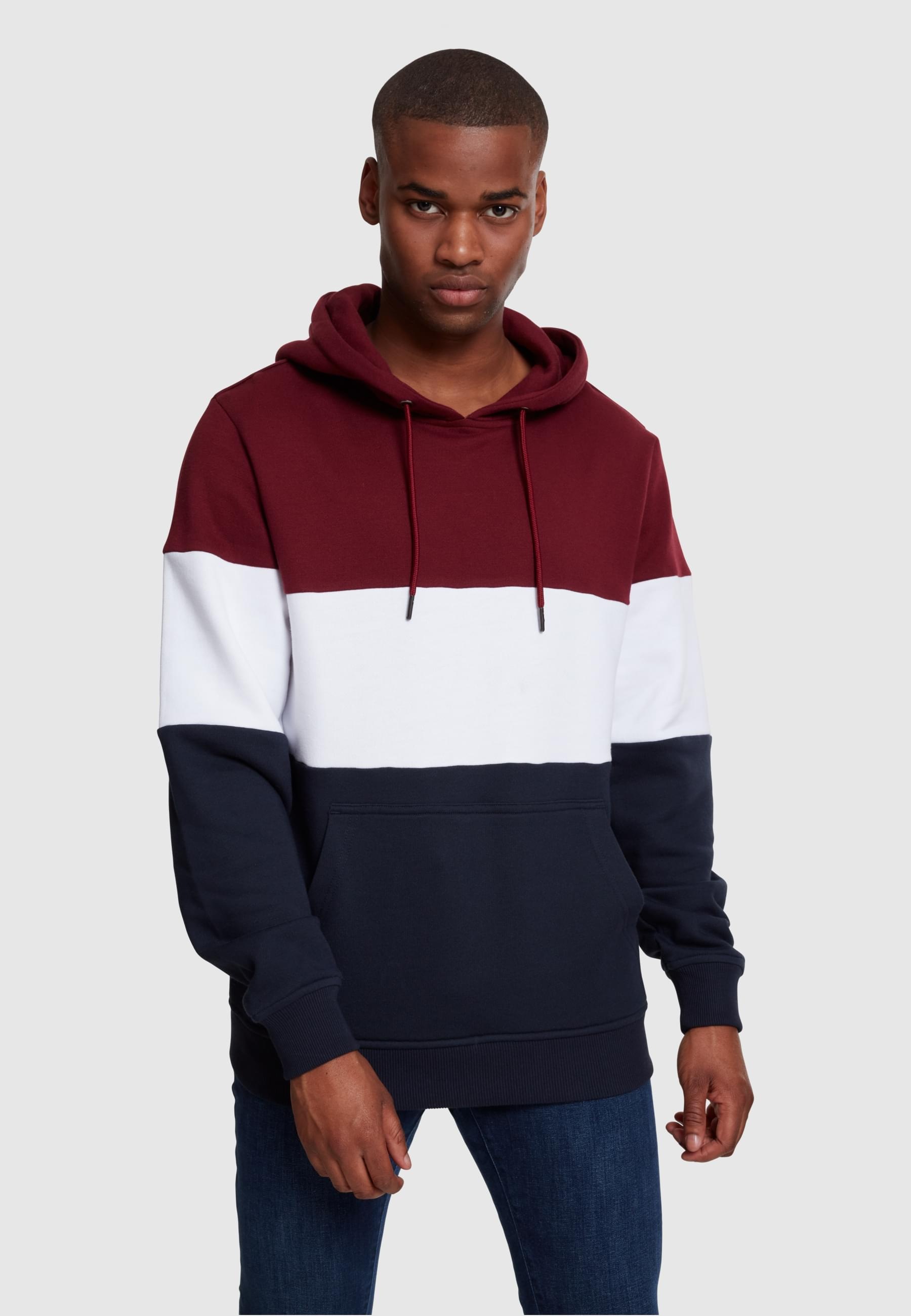 URBAN CLASSICS Sweatshirt »Urban Classics Herren 3-Tone Hoody«, (1 tlg.)