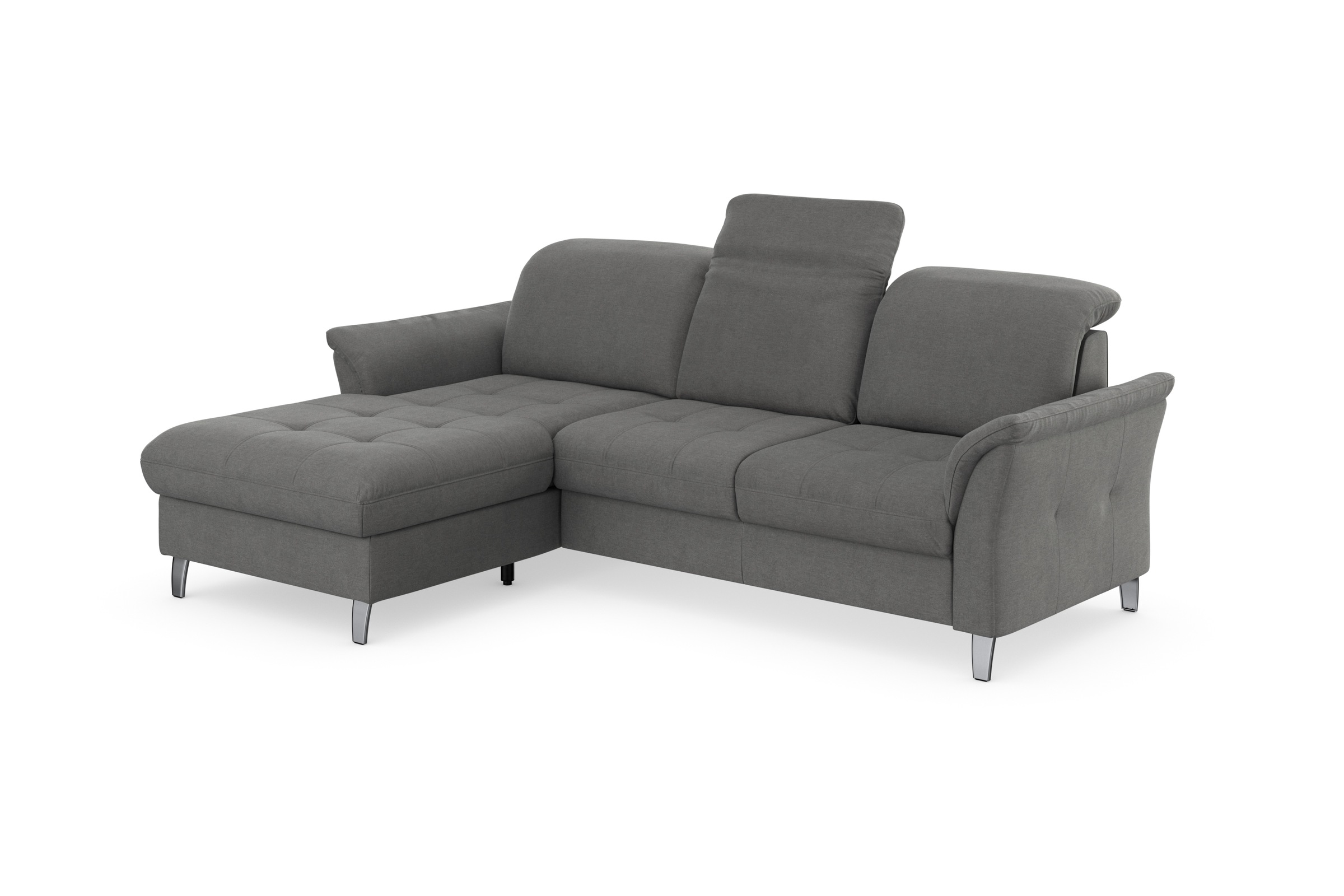 Sit & More Maggiore Ecksofa Grau 258x173cm 8