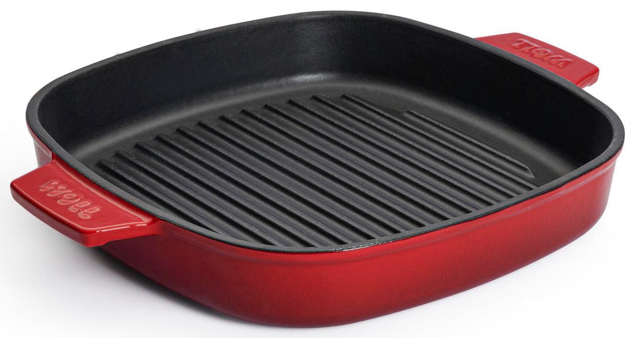 WOLL Grillpfanne »Iron«, Gusseisen, (1 tlg.), 24x24 cm, Induktion