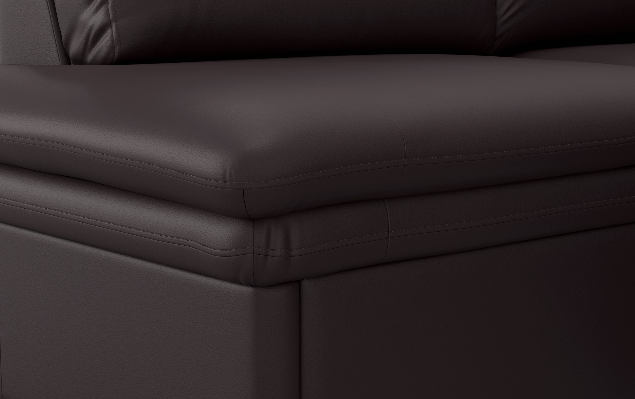 COTTA Ecksofa »Leandra L-Form«, wahlweise mit Bettfunktion & Bettkasten
