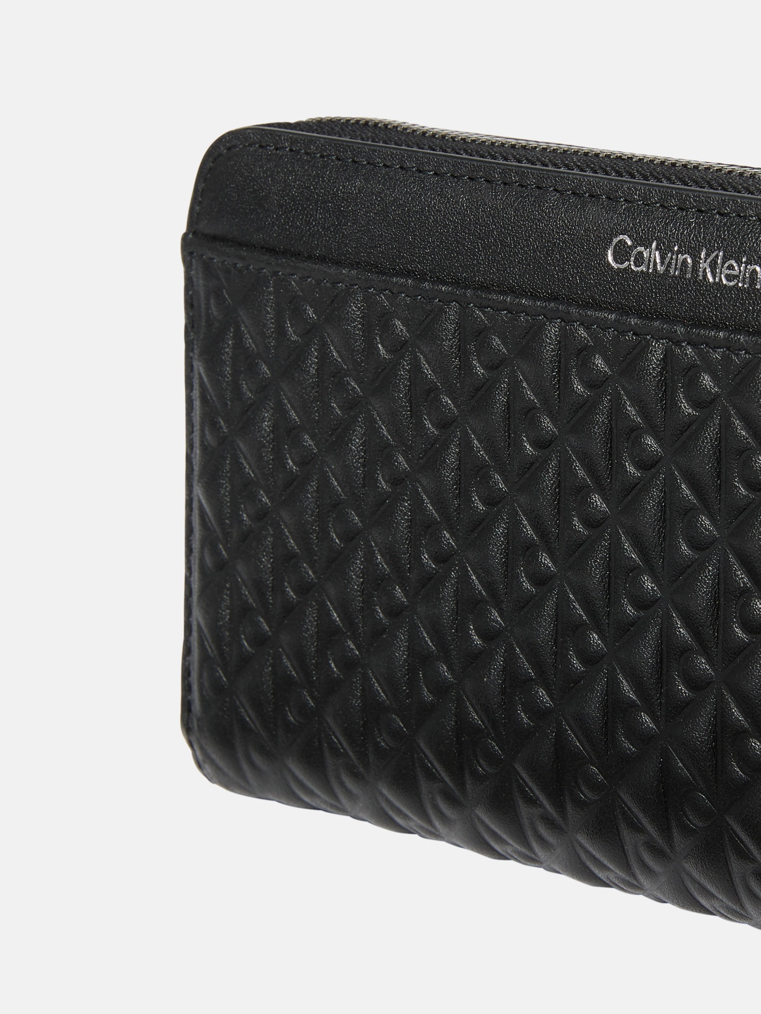 Calvin Klein Geldbörse »EMBLEM AOP EMBOSSED LONG WALLET«