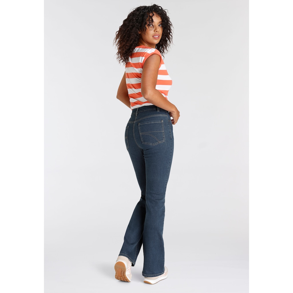 Arizona Bootcut-Jeans, High Waist