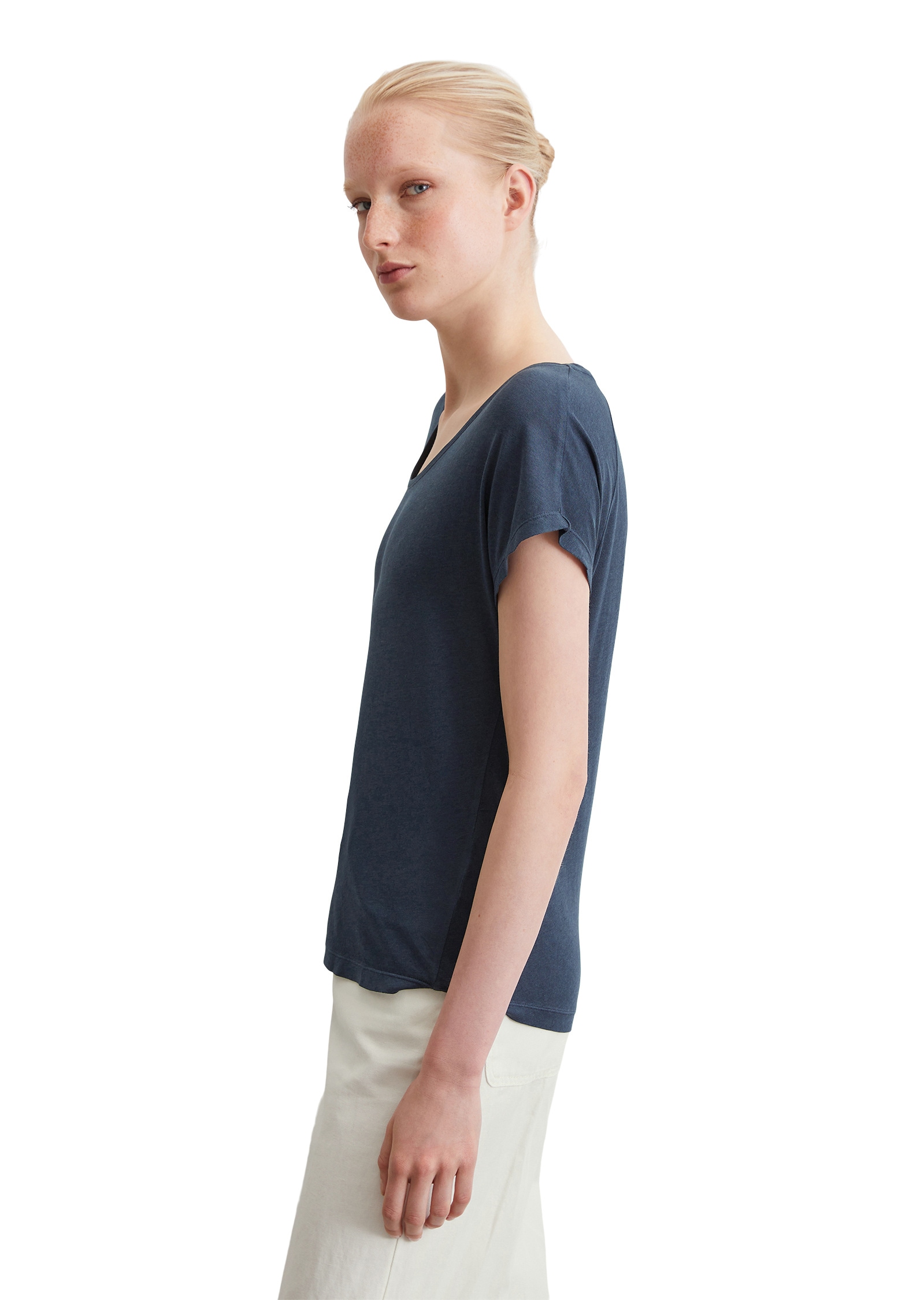 Marc O'Polo T-Shirt »aus Viskose-Organic-Cotton-Mix«