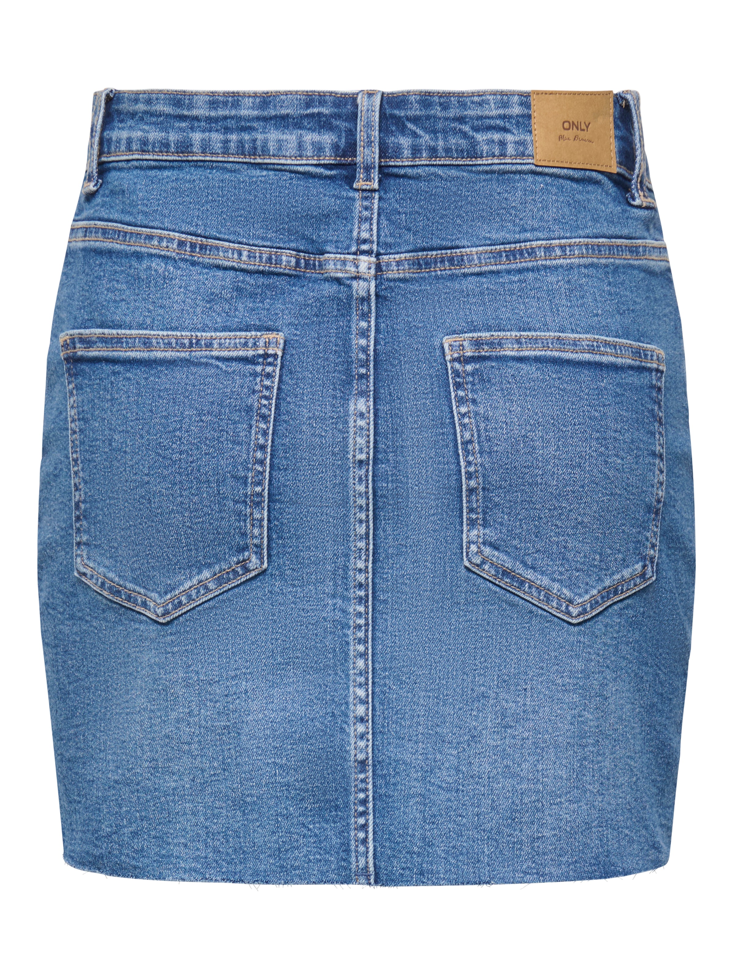 ONLY Jeansrock "ONLLOLA REG SHORT RW SKIRT DNM" Baumwollmischung, Regular W günstig online kaufen